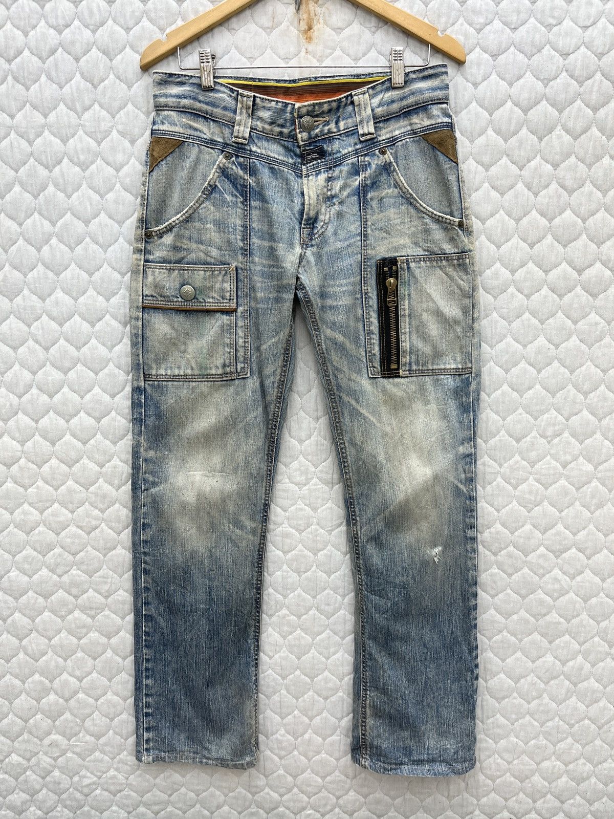 Edwin 🔥🔥🔥STEALS EDWIN MULTI POCKET DISTRESSED DENIM Size US 32 / EU 48 - 1 Thumbnail