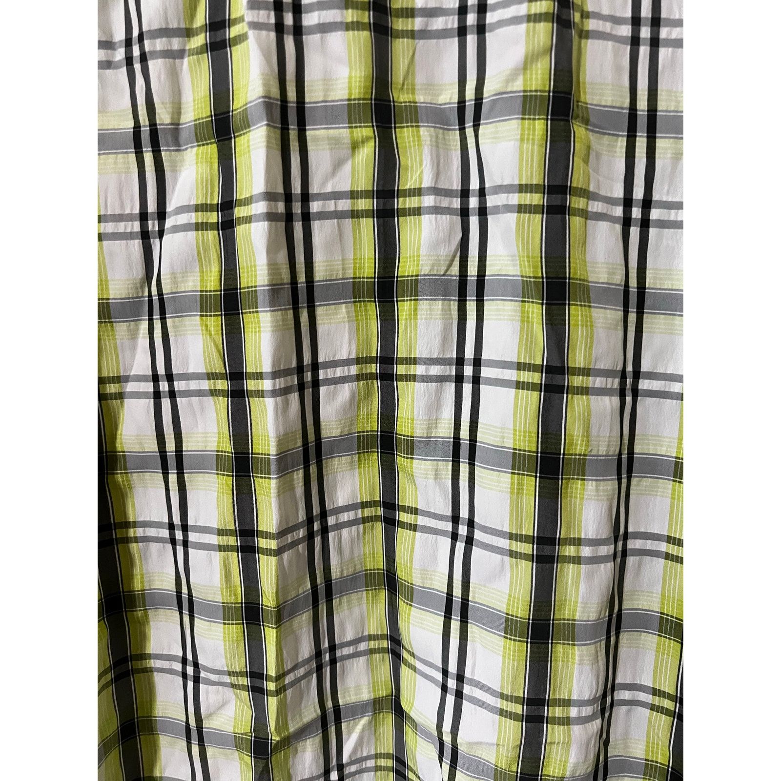 Eddie Bauer Adventure Button Front Shirt Plaid Short Sleeves Green Top Size US XL / EU 56 / 4 - 11 Thumbnail