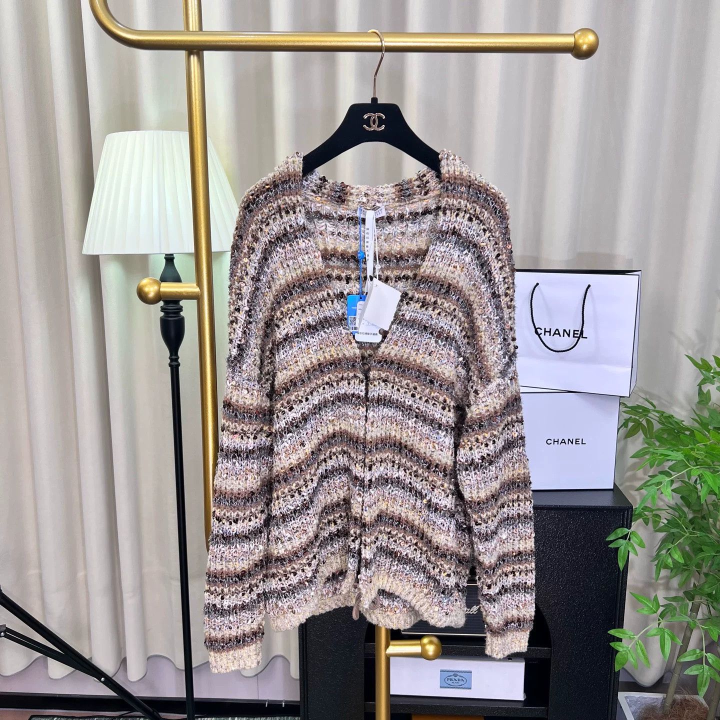 Brunello Cucinelli Brunello Cucinelli Gradient Scale Knit Cardigan Size US XS / EU 42 / 0 - 1 Thumbnail