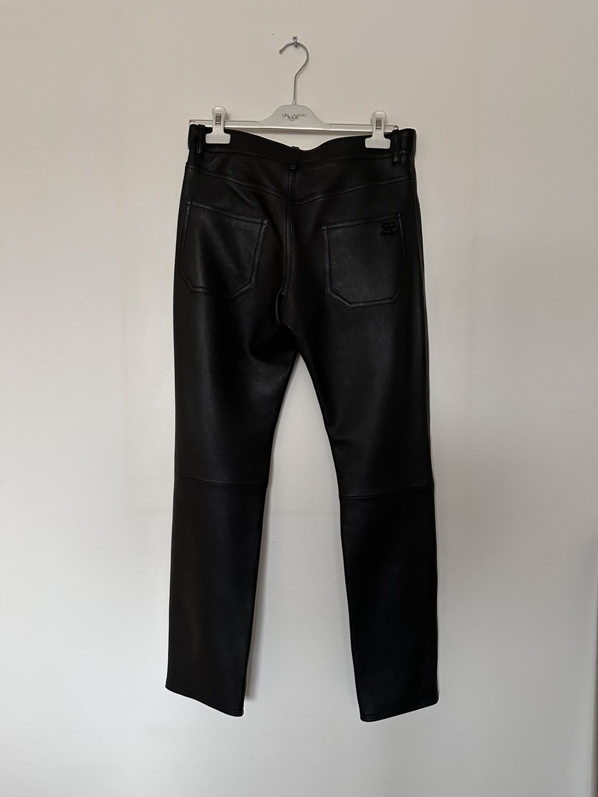 Courreges Courrèges Slim Leather Pants Size US 30 / EU 46 - 2 Thumbnail
