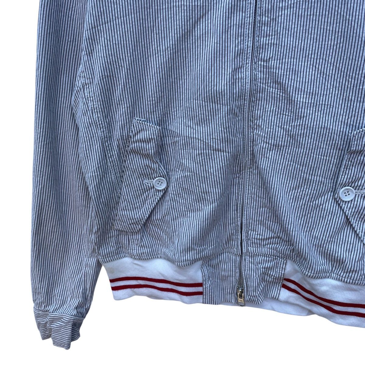 45rpm 💥Japanese Brand Takeo Kikuchi Hikory Stripe Down Jacket Size US M / EU 48-50 / 2 - 4 Thumbnail