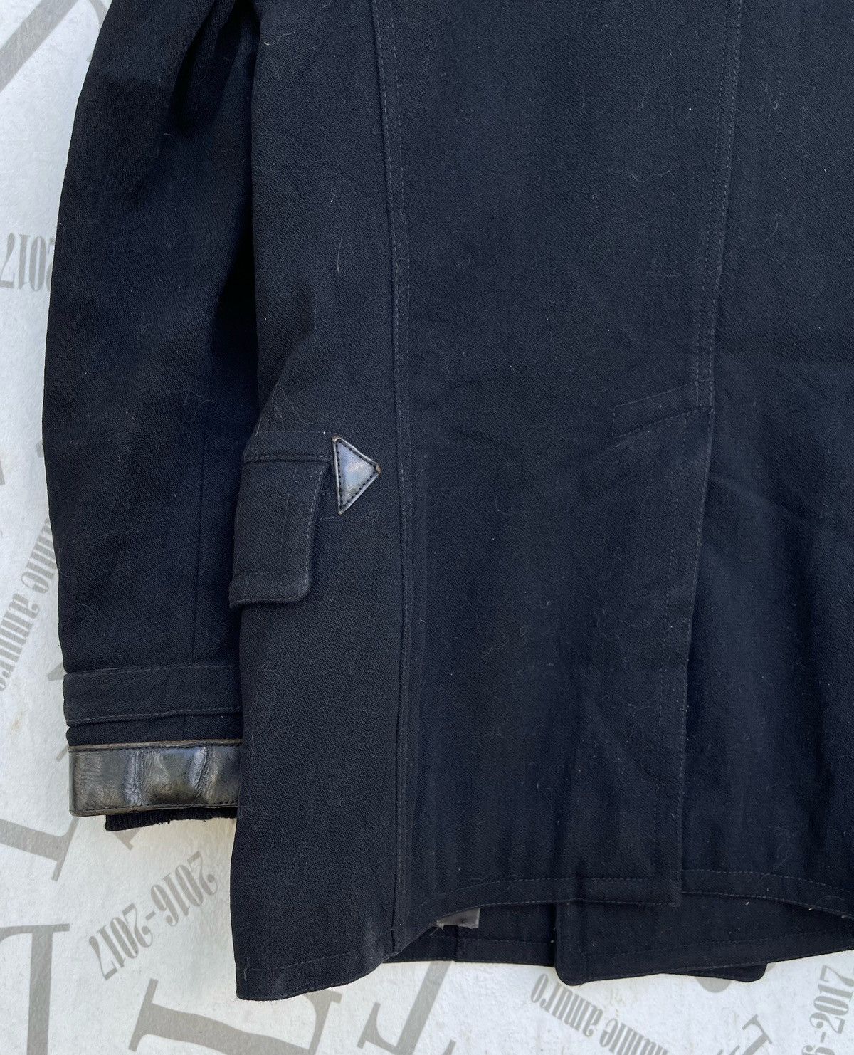 Nigel Cabourn 🔥VINTAGE NIGEL CABOURN LEATHER DETAILING MILITARY PEA COAT Size US M / EU 48-50 / 2 - 15 Thumbnail