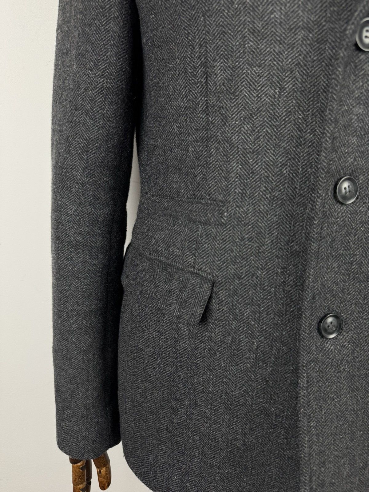 Superdry Men’s Supedry Supremacy Tough Tweed Jacket Gray Coat size L Size US L / EU 52-54 / 3 - 4 Thumbnail