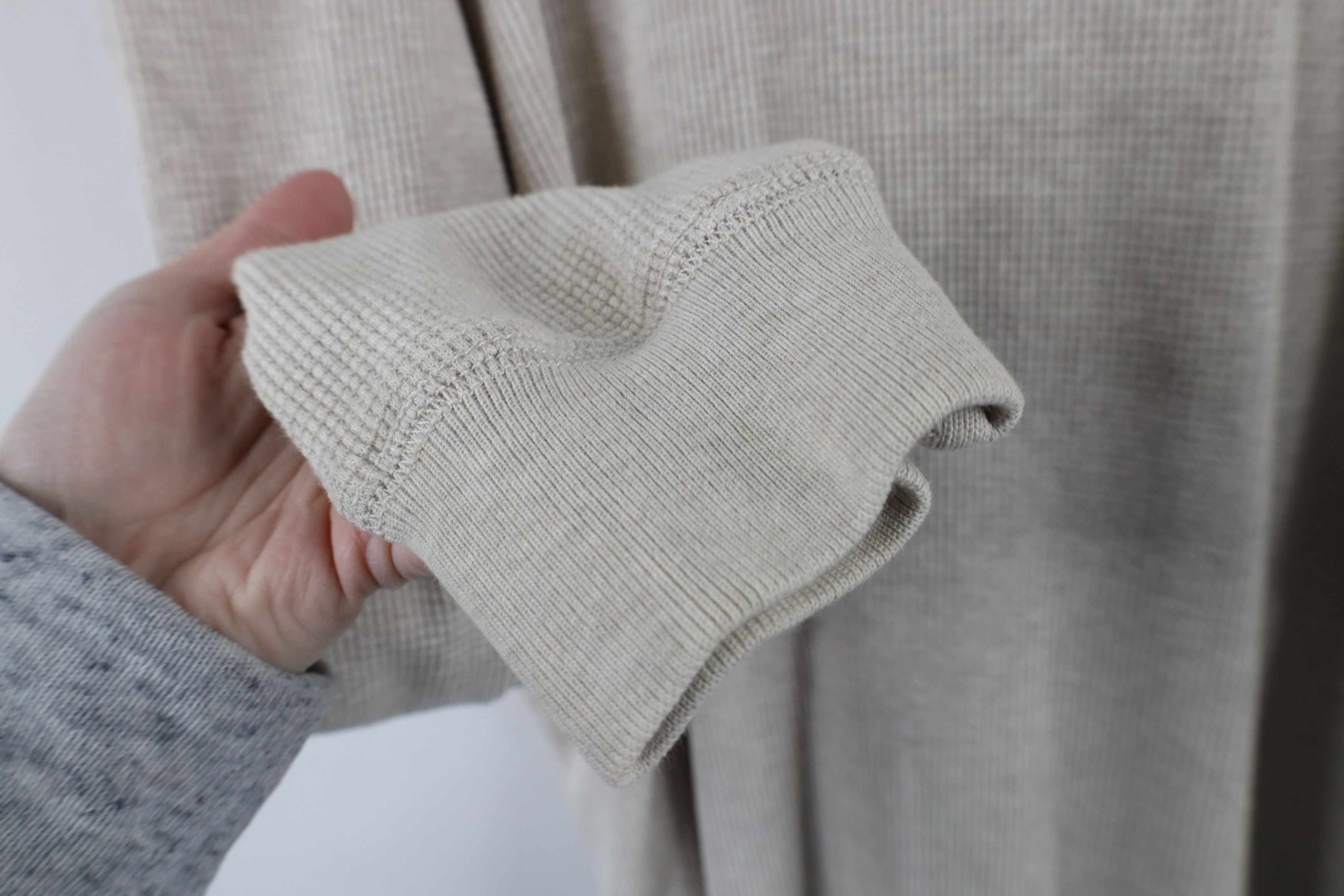 Eddie Bauer × Vintage Vintage 90s Eddie Bauer Waffle Knit Long Sleeve T-Shirt Size US XL / EU 56 / 4 - 5 Thumbnail