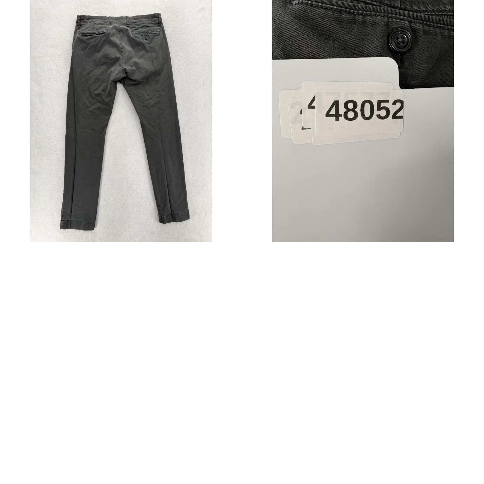 J.Crew J.CREW 484 Slim Fit Pants Mens 30x32 Gray Stretch Chino Casual Preppy Travel Size US 30 / EU 46 - 9 Thumbnail