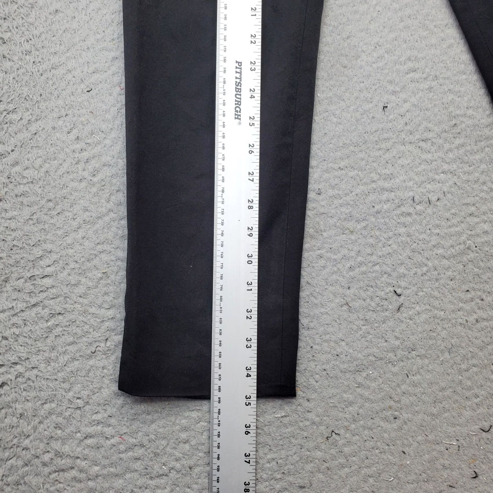 J.Crew J.CREW Ankle Pants Women's 10 Black Regular Flat Front Side Zip Pants Size 32" / US 10 / IT 46 - 3 Thumbnail