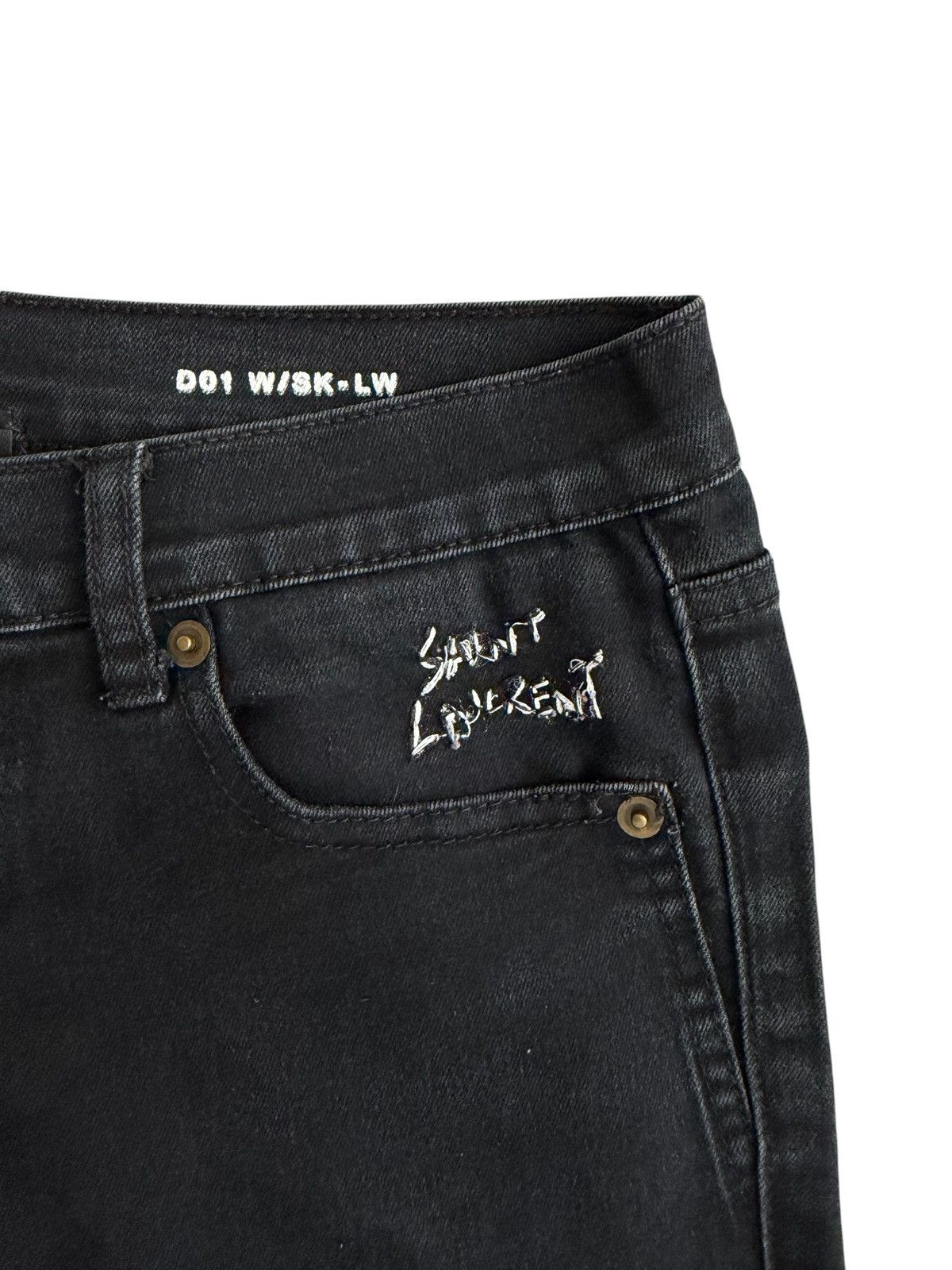 Saint Laurent Paris Saint Laurent Logo Skinny jeans Size US 27 - 4 Thumbnail