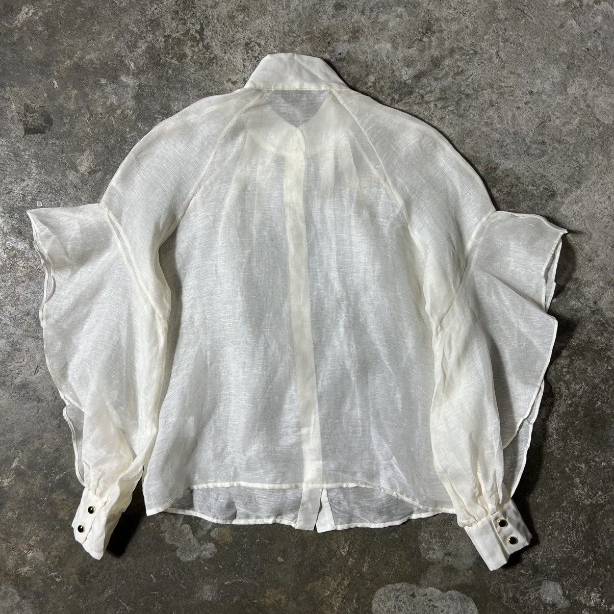Zimmermann Zimmermann - Fall/24 - "In Illustration" Waterfall Blouse Size M / US 6-8 / IT 42-44 - 5 Thumbnail