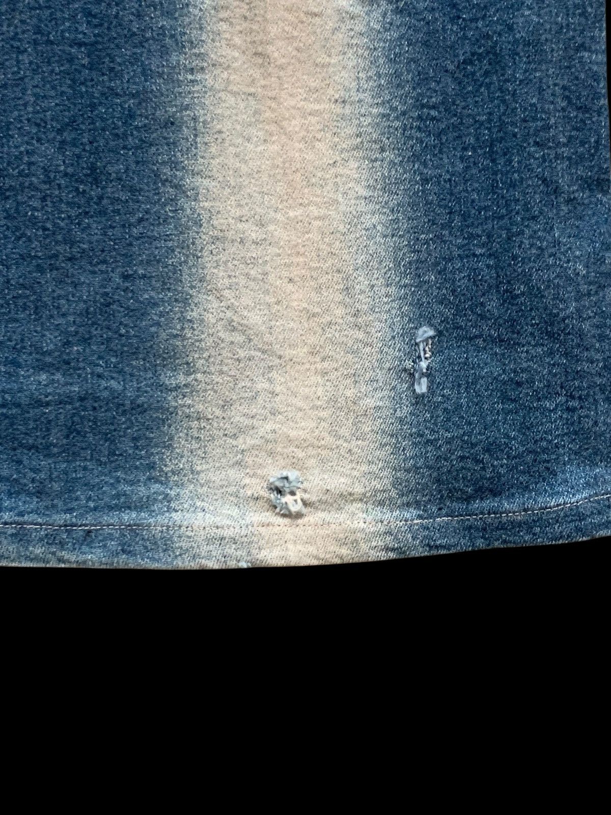 If Six Was Nine × Japanese Brand × Vintage Watch L.A Jeans Flare Vintage Distressed Denim Size 32" / US 10 / IT 46 - 16 Thumbnail