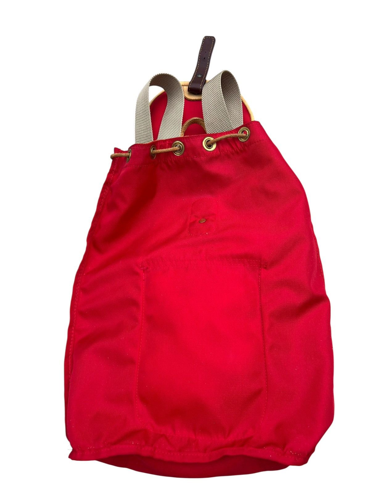Porter Vintage Porter by Yoshida Red Nylon Leather Backpack Bag Size ONE SIZE - 24 Thumbnail