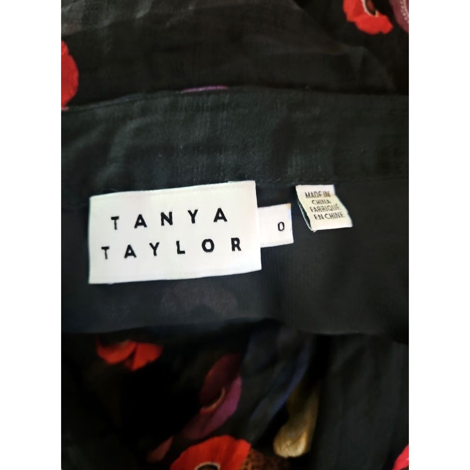 Tanya Taylor TANYA TAYLOR Black Floral Maxi Skirt Women Flowing Boho Festival Size 0 Size 25" / US 0 / IT 36 - 3 Thumbnail
