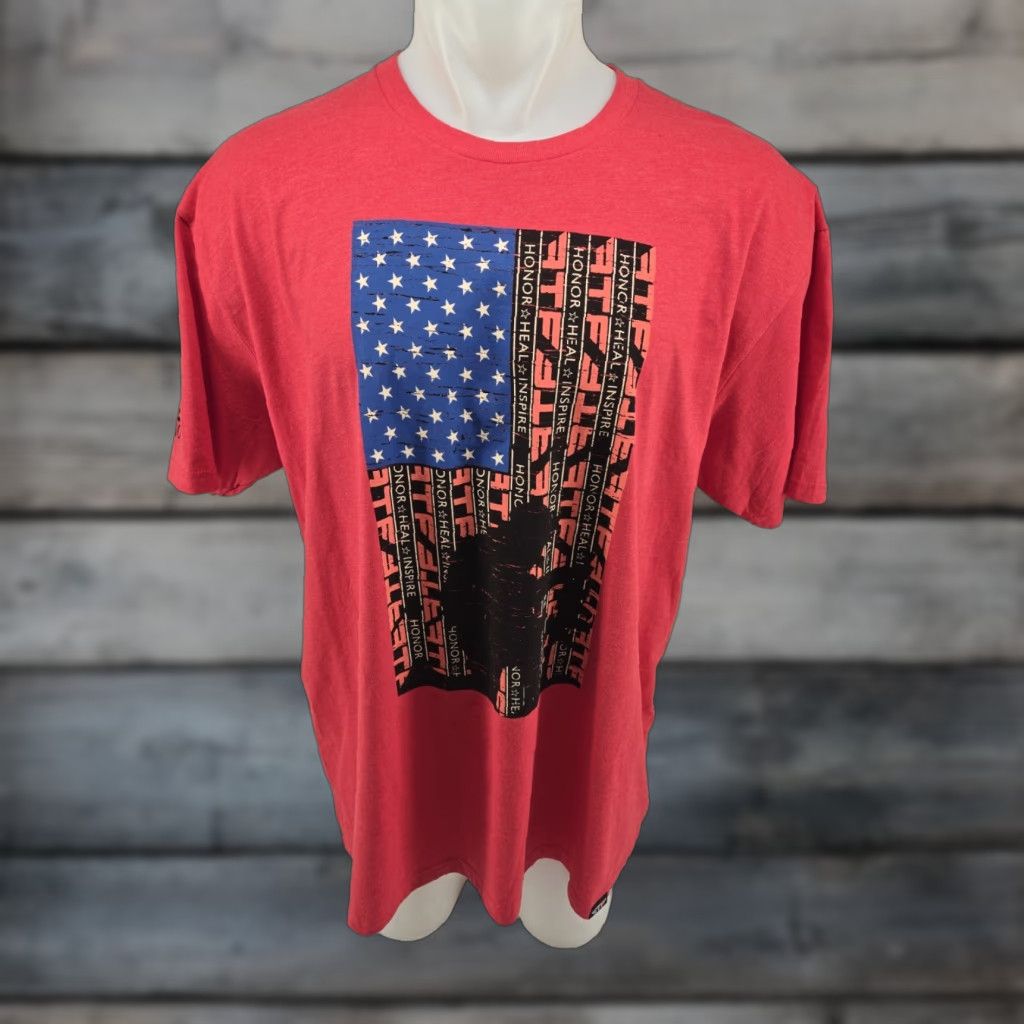 Next Level VINTAGE Red Friday Remember Everyone Deployed T-Shirt 2XL Men Graphic Print Crew Neck Short Sleeve Preshrunk Cotton Next Level Gildan Heavy Cotton Size US XXL / EU 58 / 5 - 1 Thumbnail