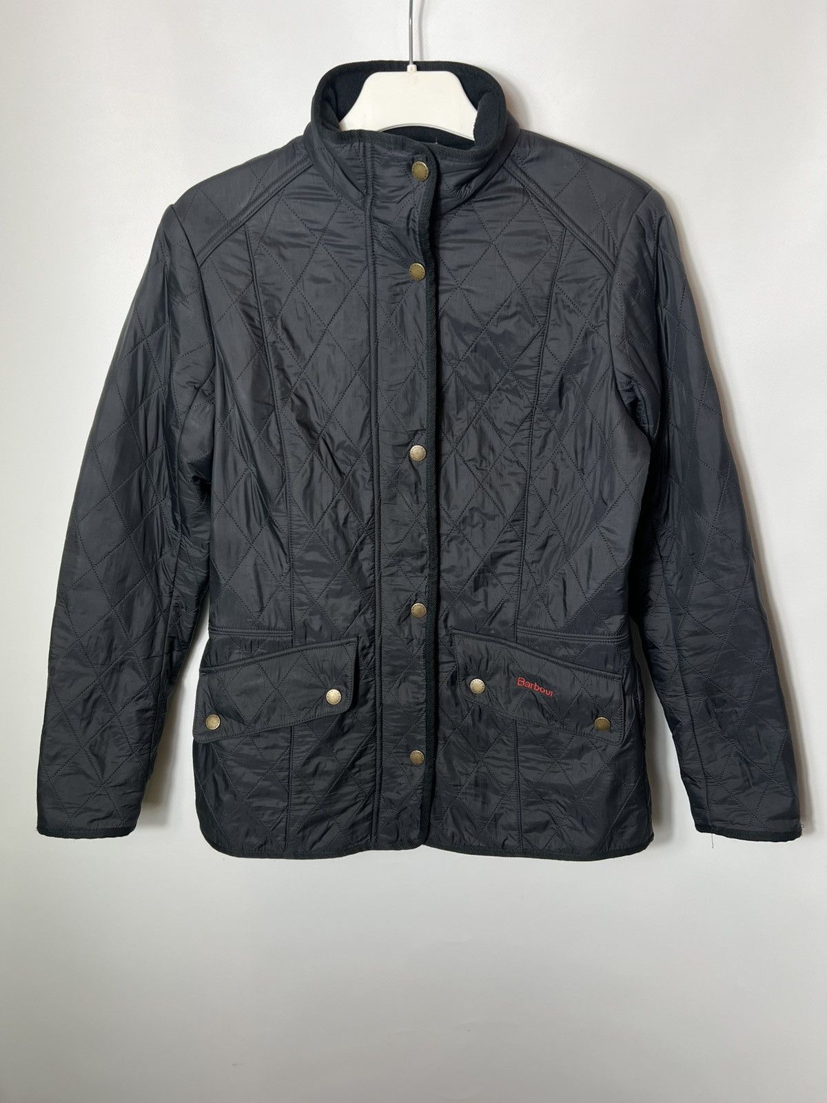 Barbour Vintage designer Barbour Dark Gray Quilted Jacket Size M / US 6-8 / IT 42-44 - 1 Thumbnail