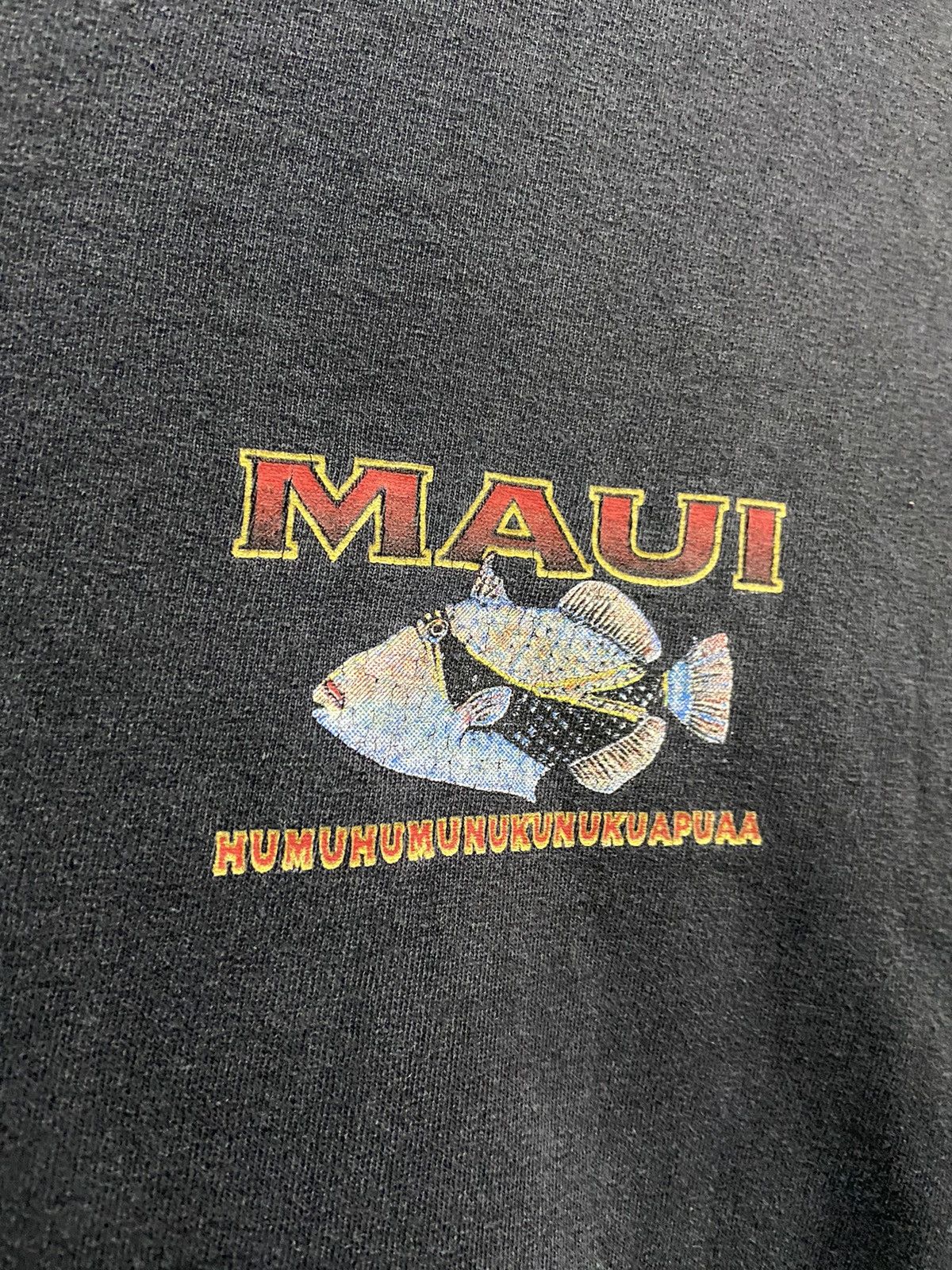 Vintage VINTAGE HUMUHUMUNUKUNUKUAPUA MAUI HAWAII TEE SHIRT Size US XL / EU 56 / 4 - 4 Thumbnail
