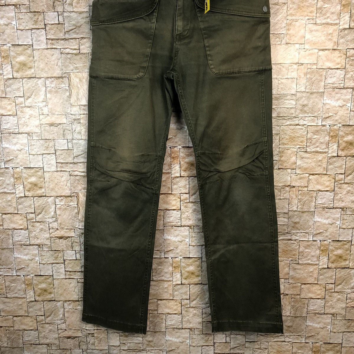 Japanese Brand Rage Blue Green Cargo Multipocket Pants #A1020 Size US 29 - 3 Thumbnail