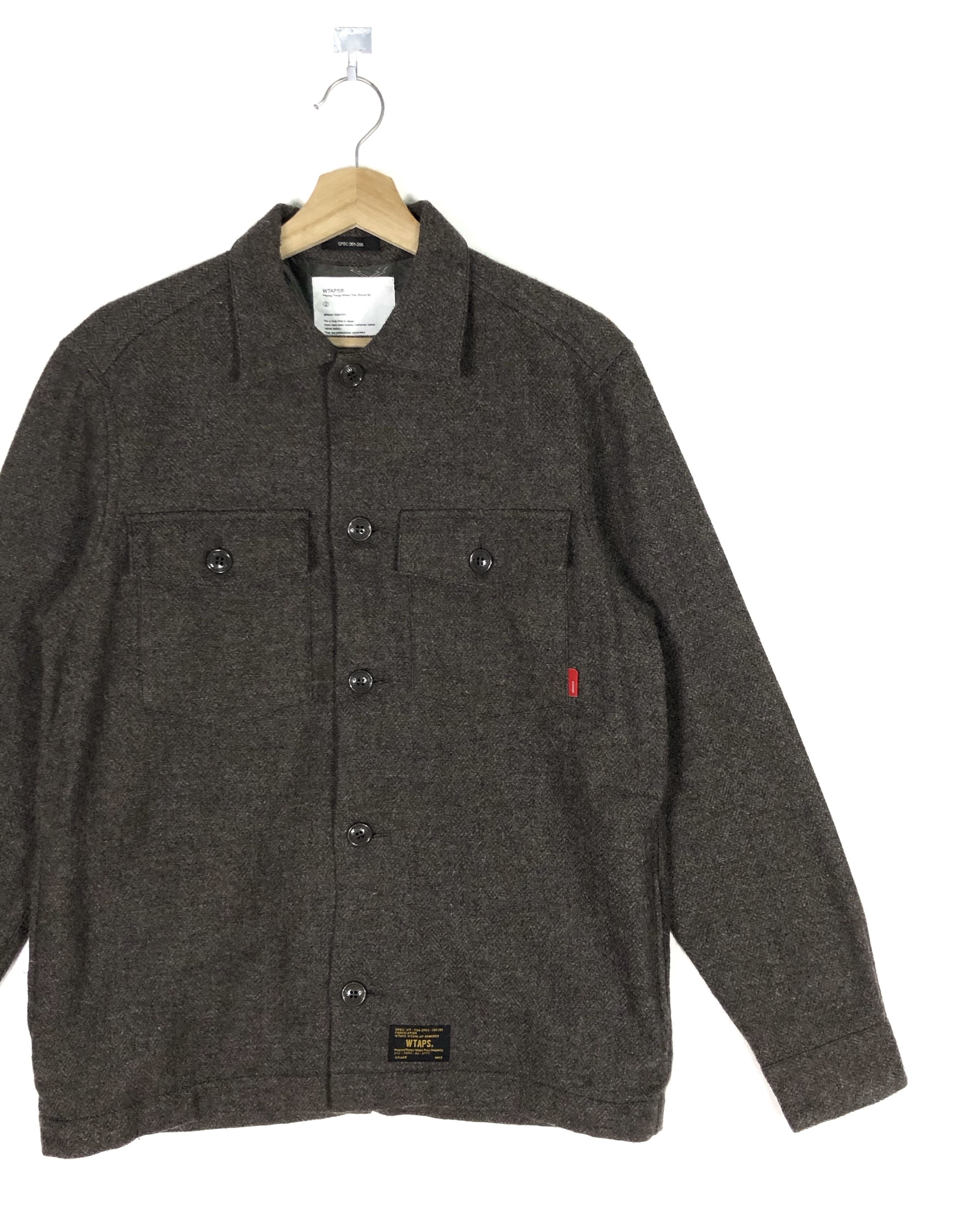 Wtaps BUDS L/S WOOL 4-POCKETS SHIRT Size US M / EU 48-50 / 2 - 4 Thumbnail