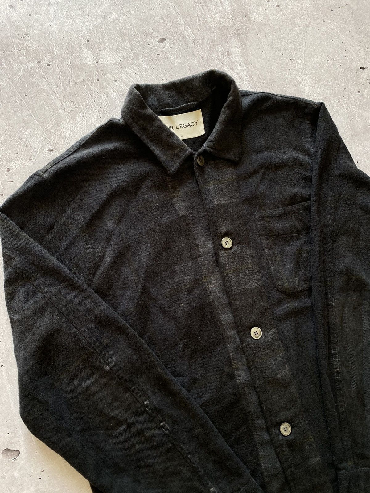 image of Cool Our Legacy Flannel Shirts Retro Usa in Black, Men's (Size Medium)