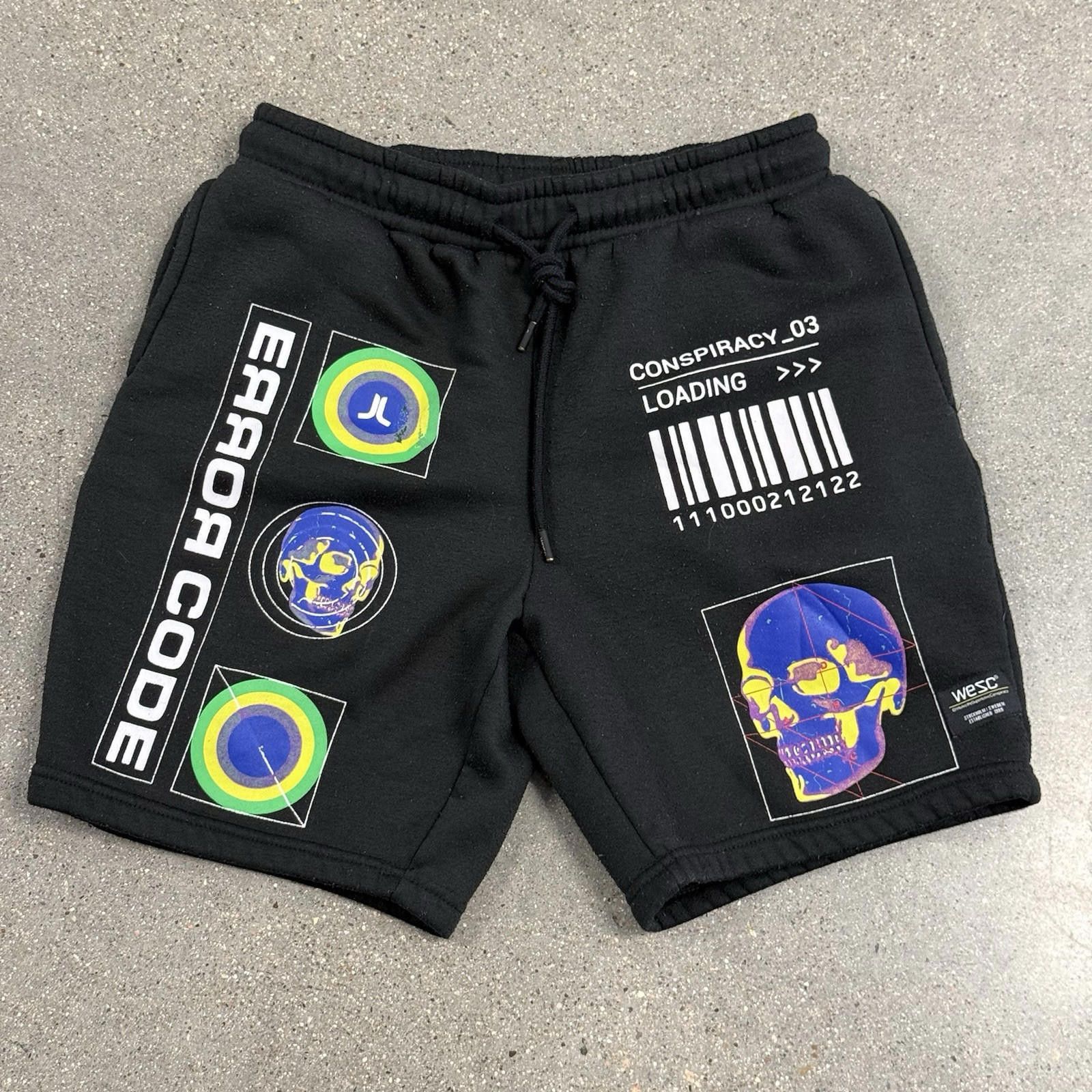 WeSC WESC Error Code Shorts Black Mens M Ladies L Sweden Loading Size US 32 / EU 48 - 1 Thumbnail
