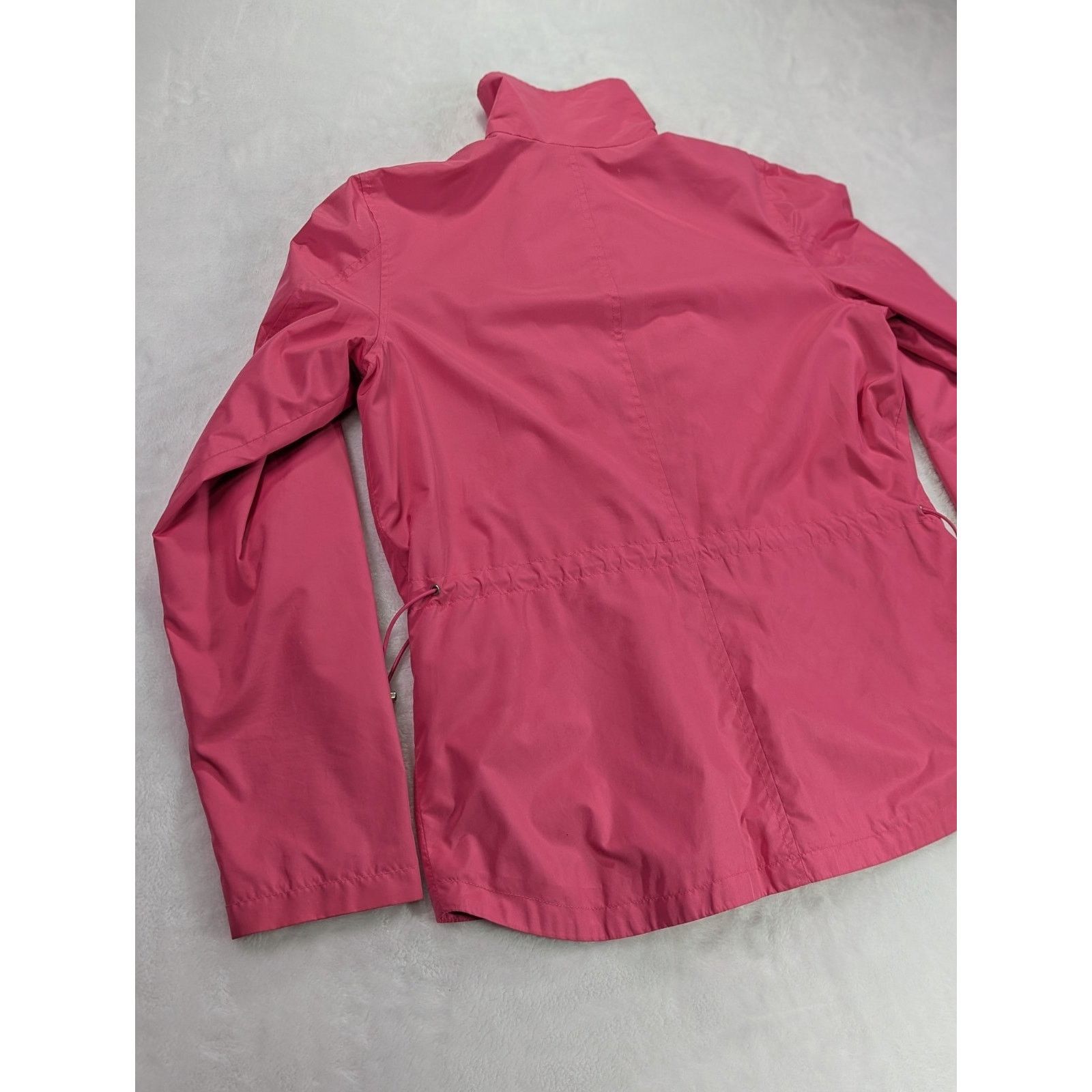Lauren Ralph Lauren Size S Petite Pink Windbreaker Dual Zip w/Snap Overlay Lined Size S / US 4 / IT 40 - 11 Thumbnail
