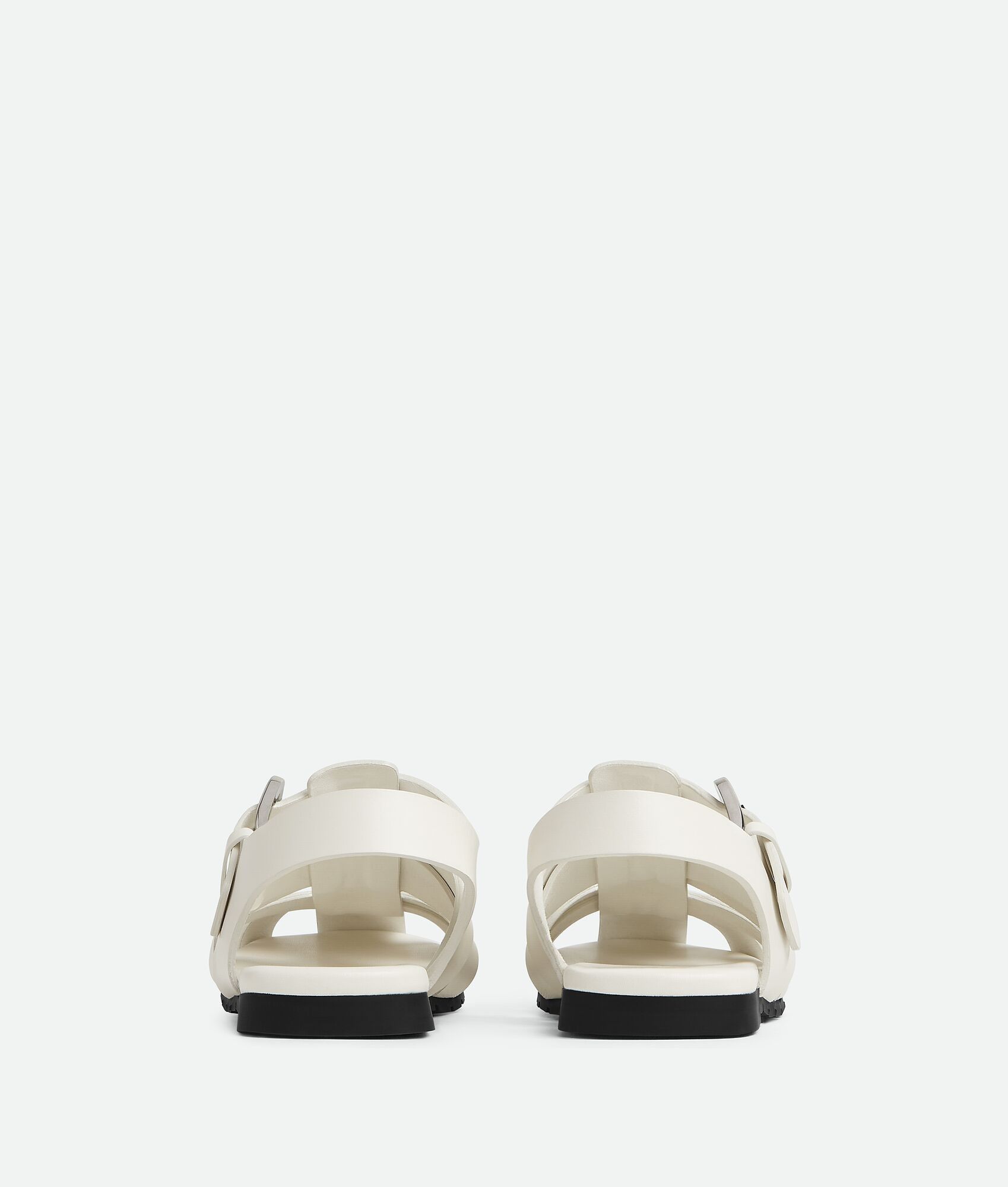 Bottega Veneta o1bcso1str0725 Alfie Sandals in White Size US 9 / EU 42 - 3 Thumbnail
