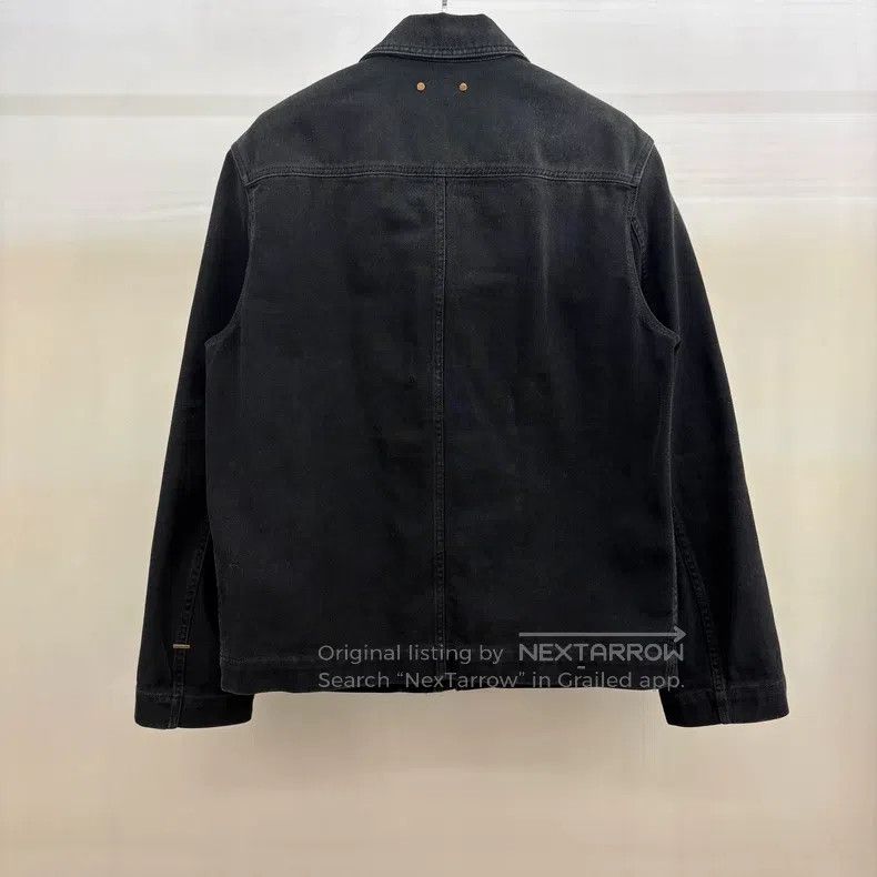 Louis Vuitton Louis Vuitton Black embossed logo denim jacket Size US M / EU 48-50 / 2 - 2 Thumbnail