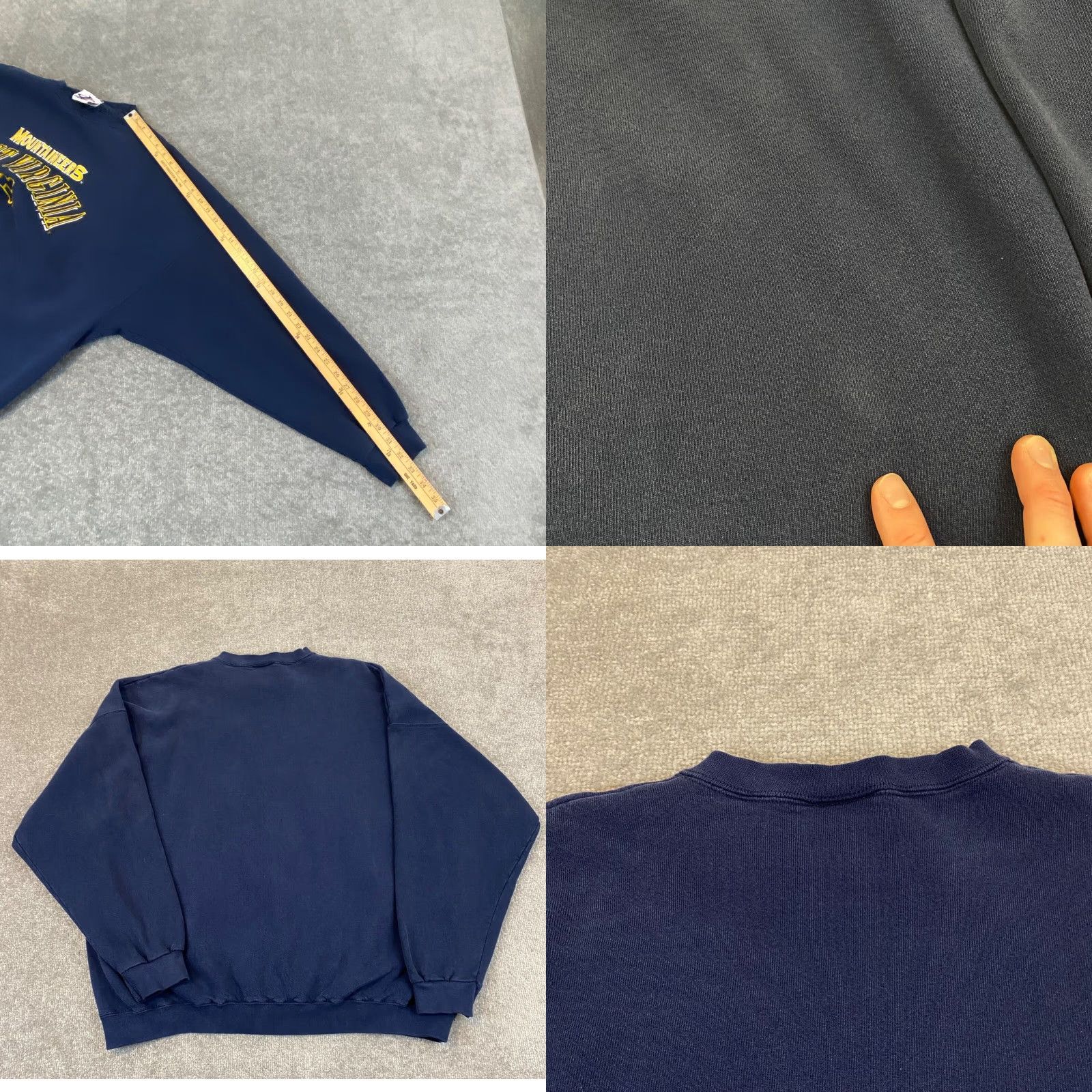 Logo Athletic VINTAGE West Virginia Mountaineers Sweatshirt Men XL Blue Logo Athletic Crewneck 90s Size US XL / EU 56 / 4 - 8 Thumbnail