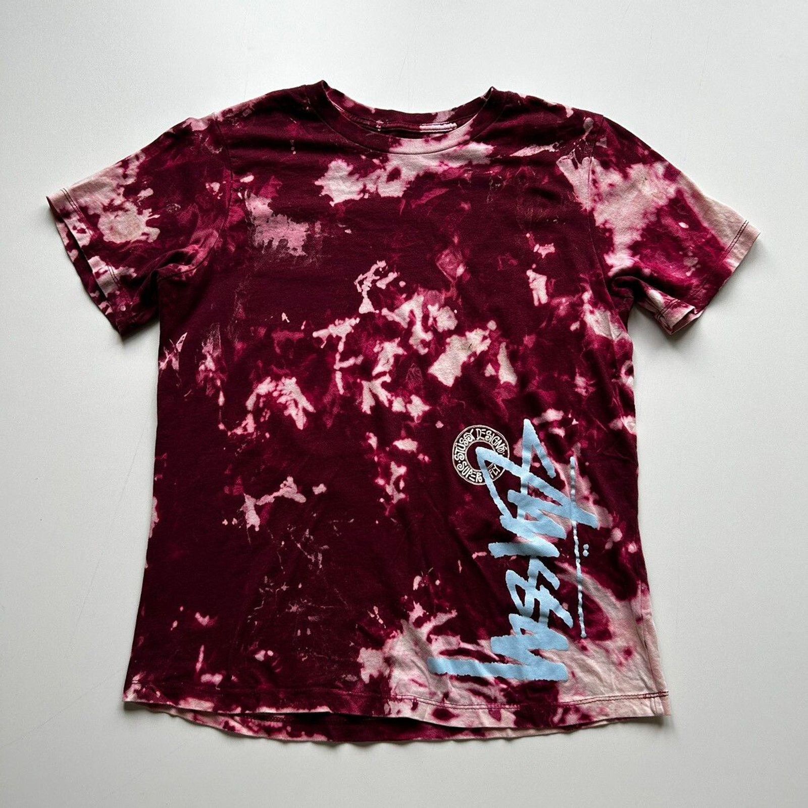 Stussy × Vintage Vintage 2000s Stussy Graphic Tie Dye T Shirt Medium Rare Size US M / EU 48-50 / 2 - 1 Thumbnail