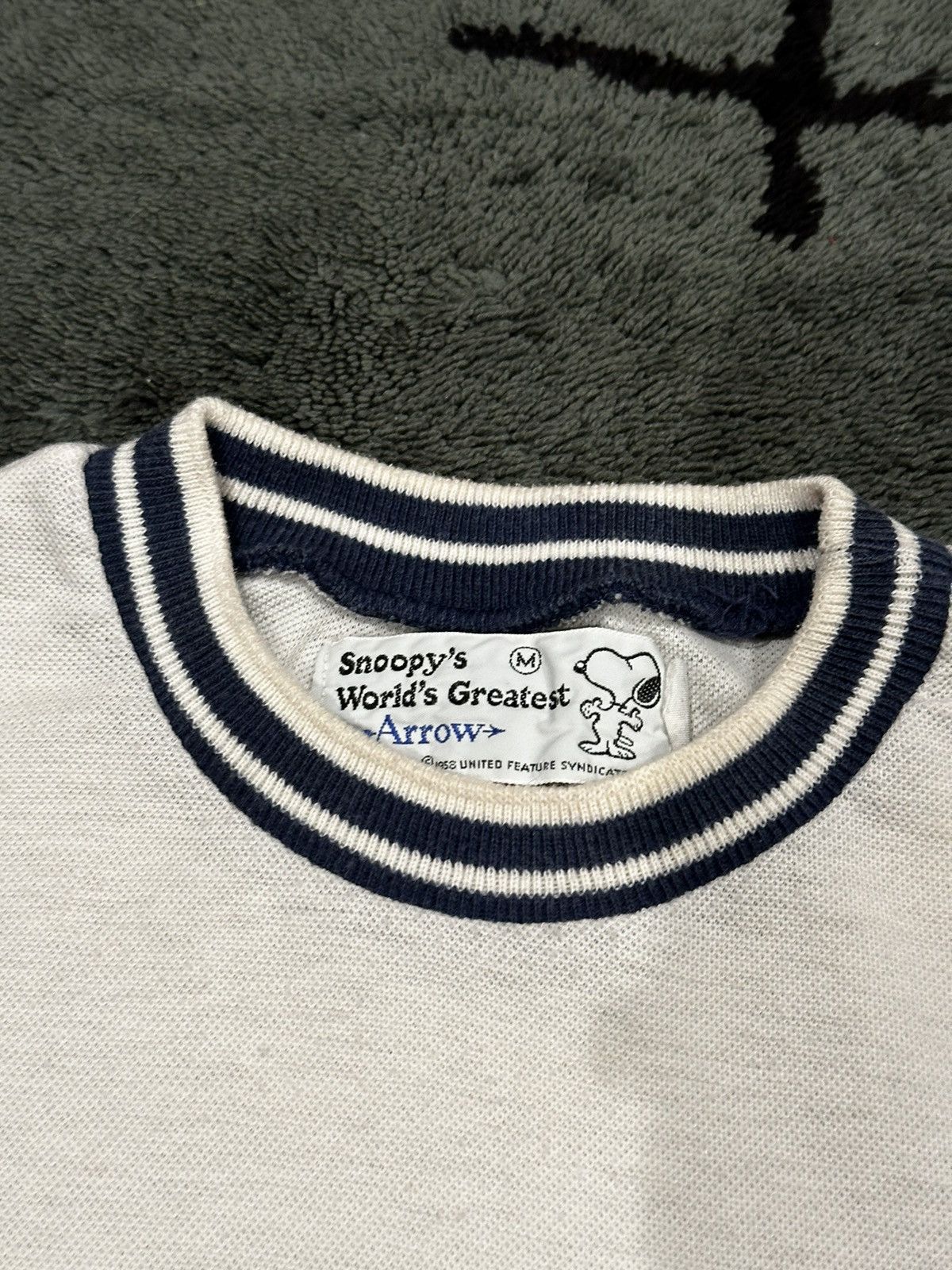 Vintage Vintage 50’s-60’s “Snoopy by Arrow” Tee Shirt Size US M / EU 48-50 / 2 - 4 Thumbnail