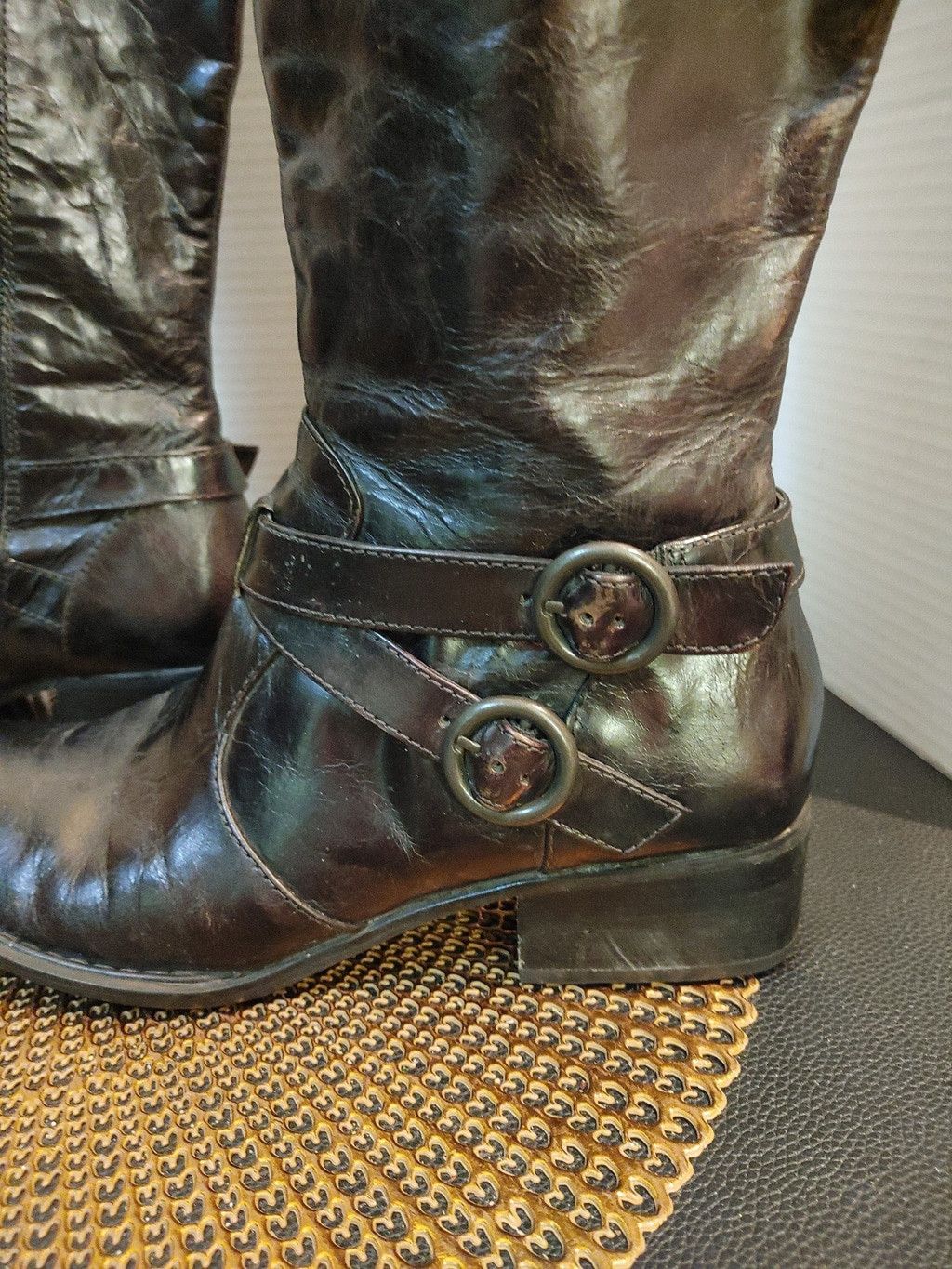 Born Born Crown Lira Leather Riding Boots Size 8.5 Size US 8.5 / IT 38.5 - 2 Thumbnail