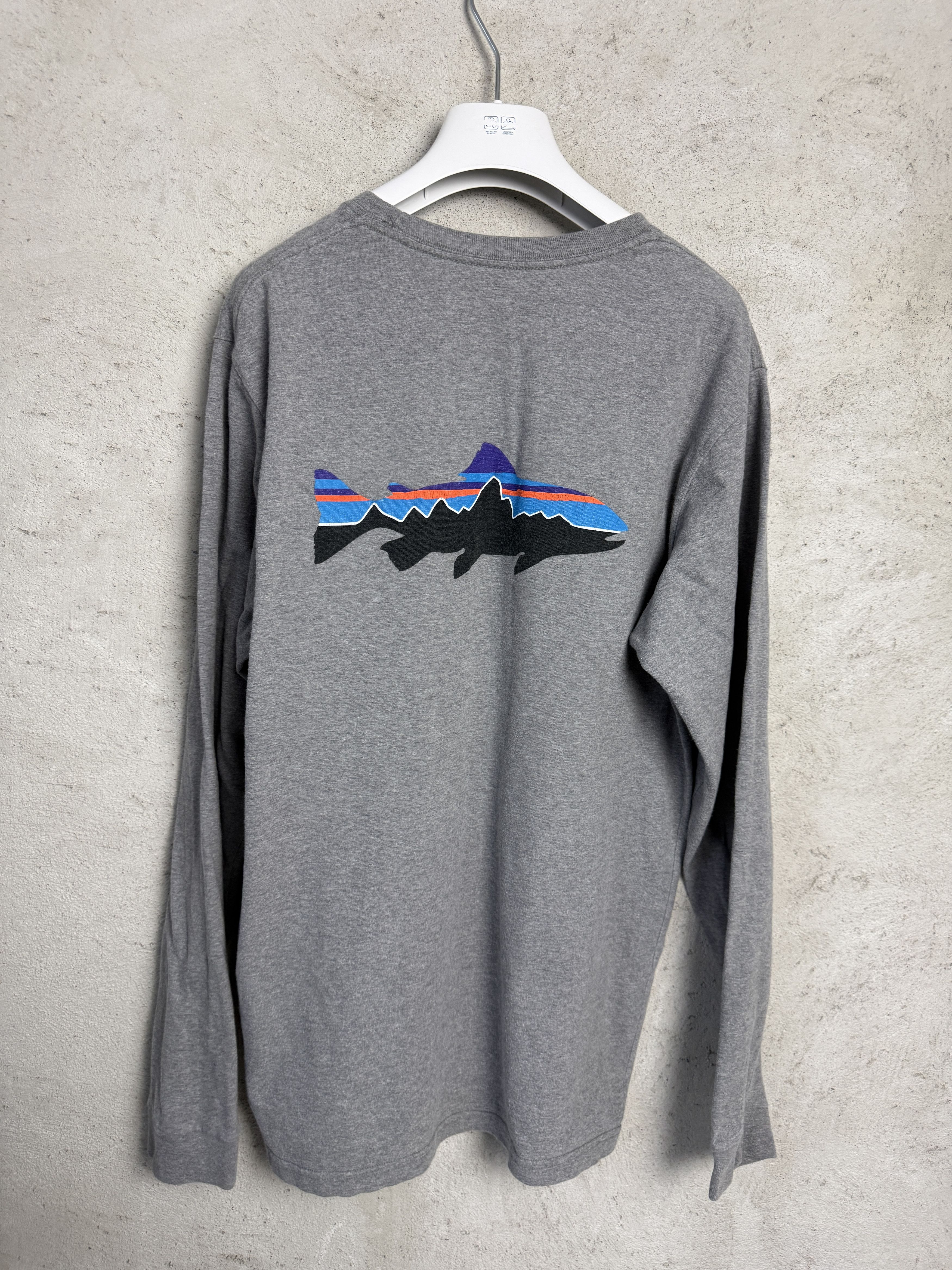 Patagonia Patagonia big back logo long sleeve t-shirt tee outdoor Size US M / EU 48-50 / 2 - 6 Thumbnail