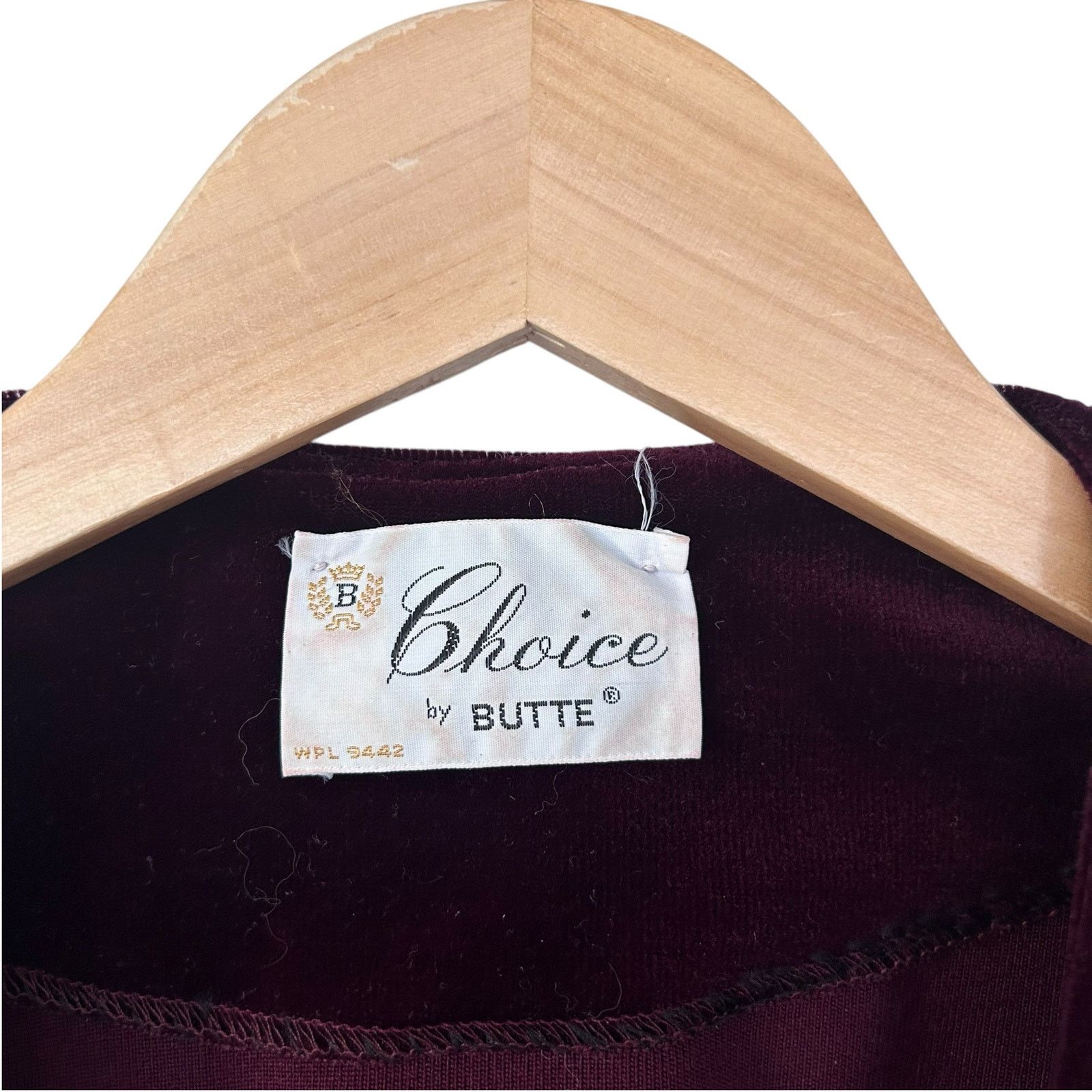 Vintage Vintage Choice by Butte Maroon Velvet Blazer Sz S Size S / US 4 / IT 40 - 3 Thumbnail