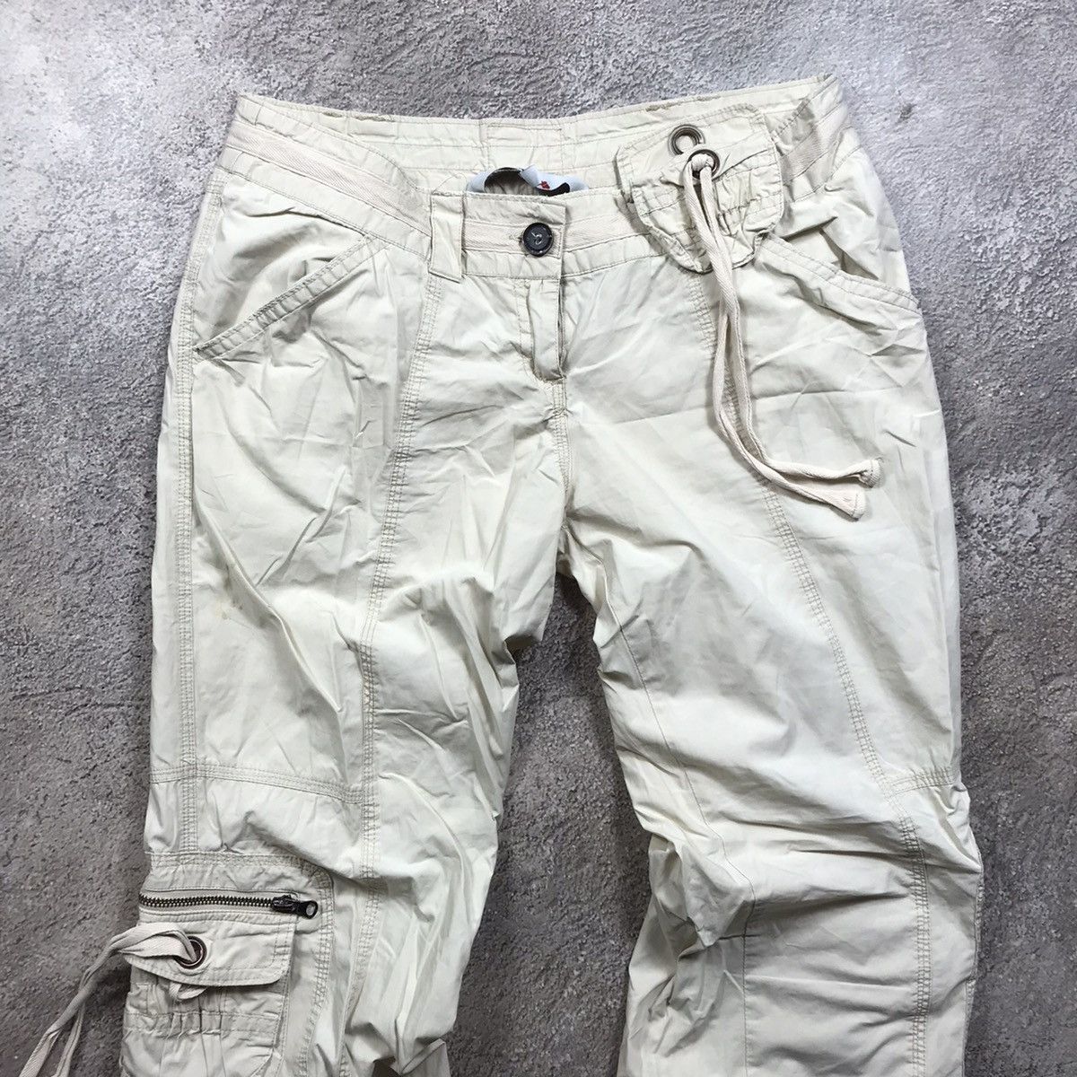 Vintage Vintage 90s Y2K Baggy Cargo Pants Distressed Streetwear 28 Size 28" / US 6 / IT 42 - 4 Thumbnail