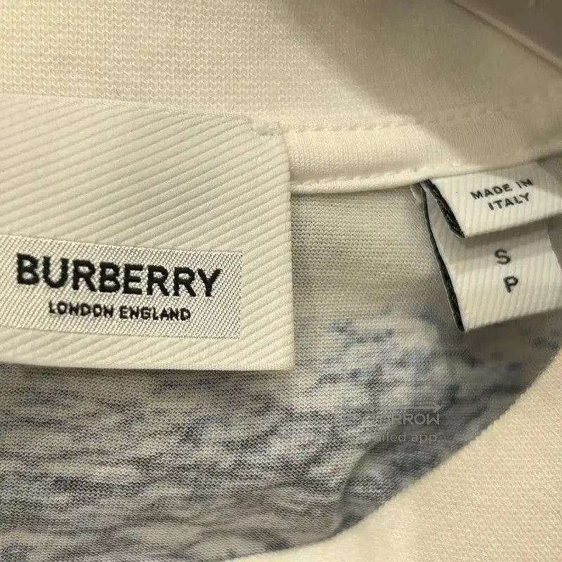 Burberry Burberry Women's White Cotton Blend T-shirt. Size S / US 4 / IT 40 - 3 Thumbnail
