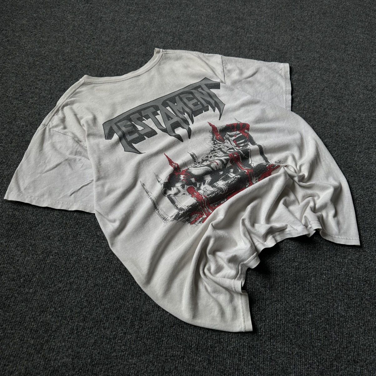 Japanese Brand VTG Testament T-shirts Big Logo Band Rock Archival Size L Size US L / EU 52-54 / 3 - 6 Thumbnail