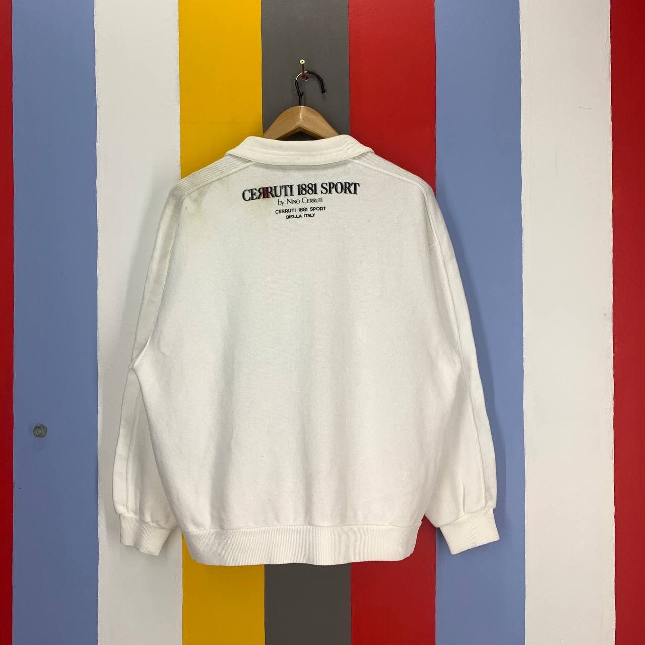 Cerruti 1881 × Vintage Vintage CERRUTI 1881 Zip Ups Sweatshirt #2483/AO Size US M / EU 48-50 / 2 - 1 Thumbnail