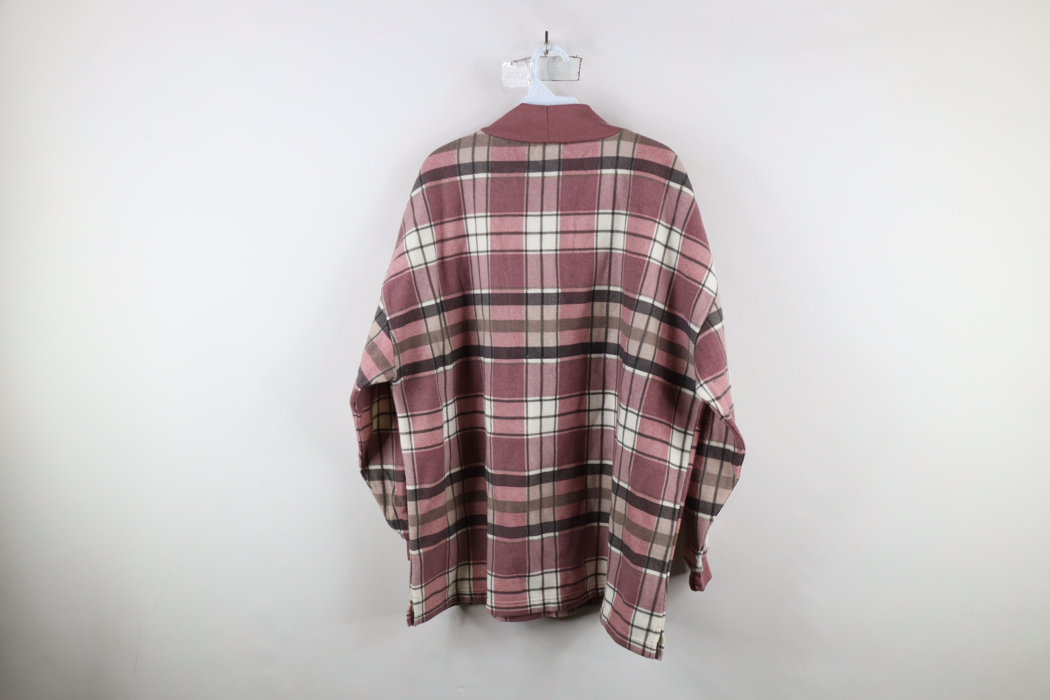 Vintage Vintage 90s Streetwear Long Sleeve Mock Neck Sweatshirt Size 3XL / US 20-22 - 5 Thumbnail