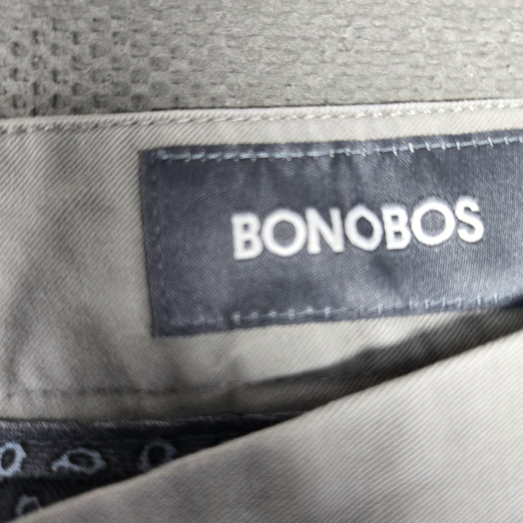 Bonobos Bonobos Pants Mens 40x32 Gray Chino Slim Tapered Cotton Stretch Pockets Flat Front Size US 40 / EU 56 - 7 Thumbnail