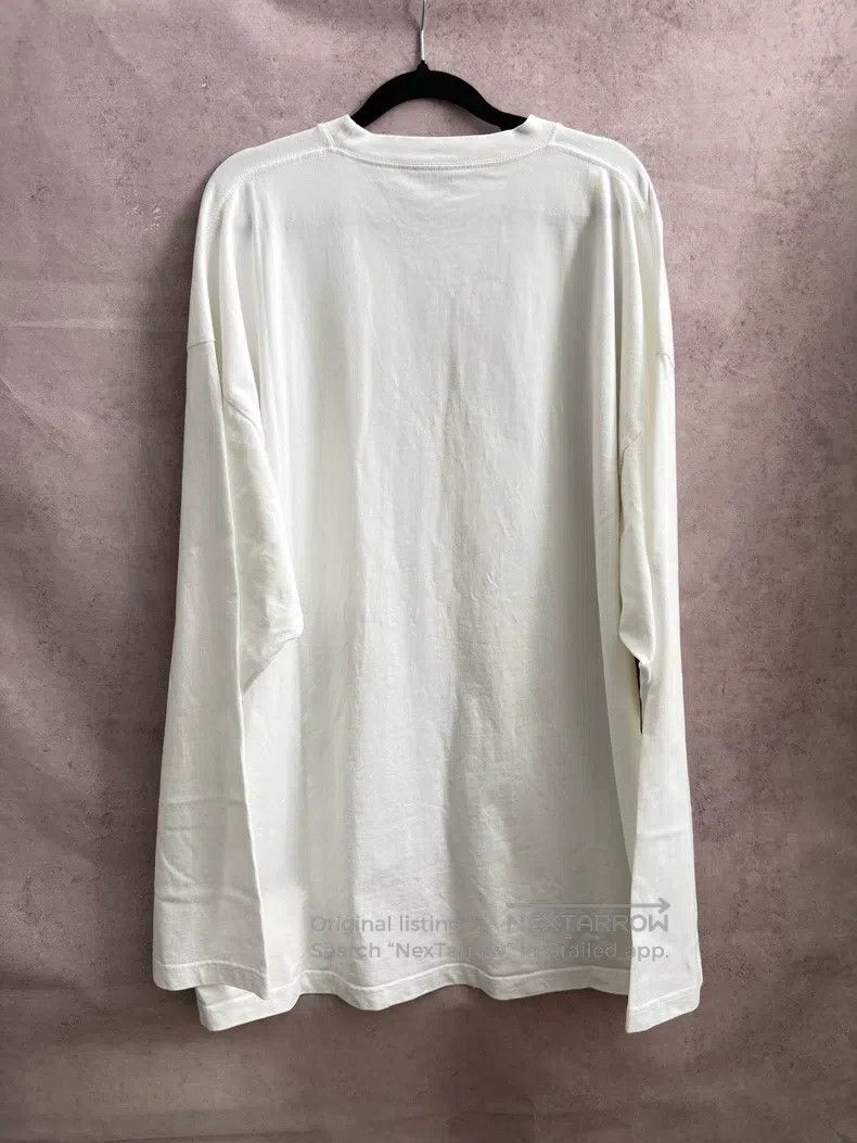 Balenciaga Balenciaga Solid Letter Printed Round Neck Long Sleeve T-S Size US L / EU 52-54 / 3 - 4 Thumbnail