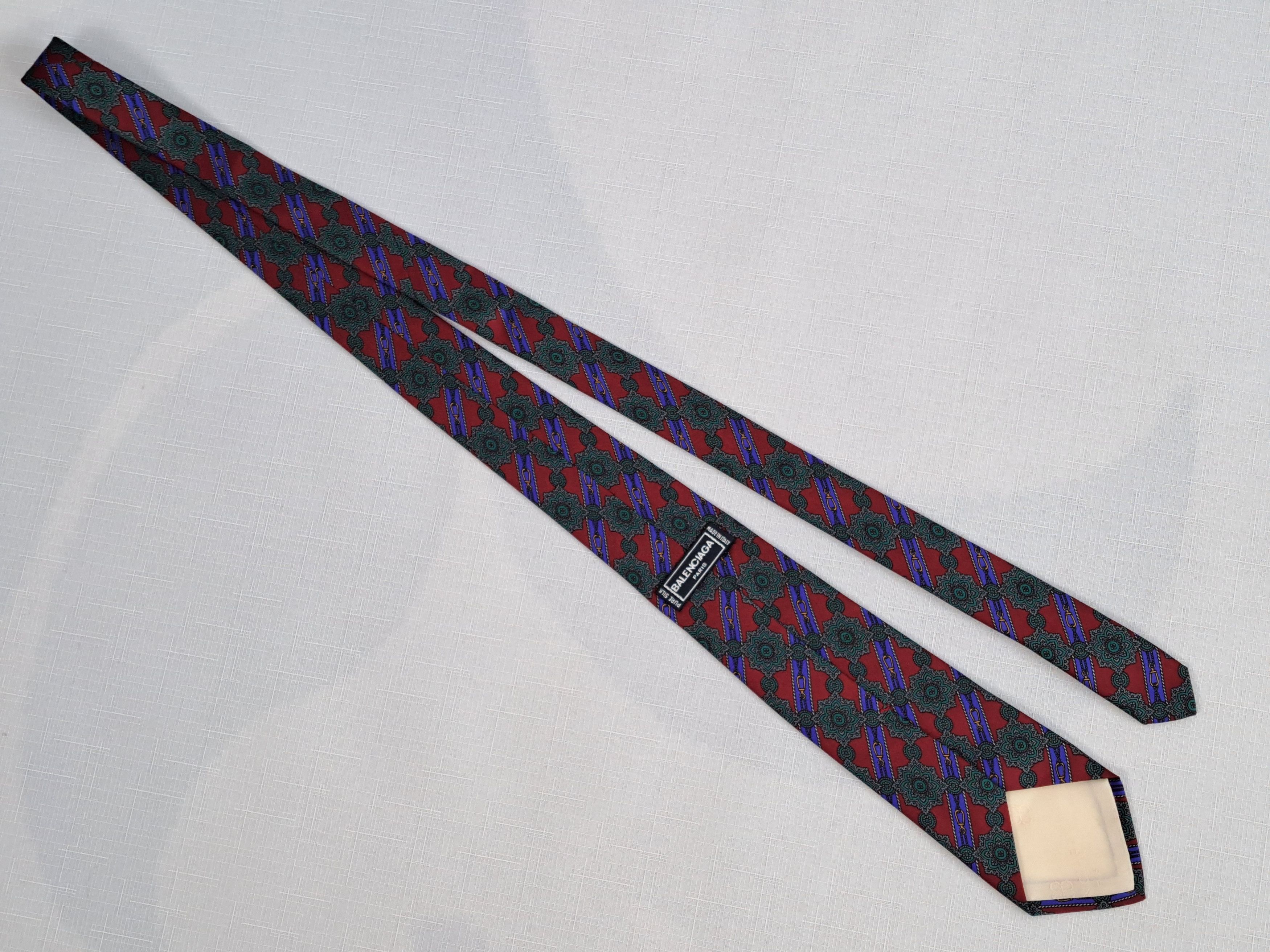 Balenciaga Vintage BALENCIAGA silk tie. Size ONE SIZE - 6 Thumbnail