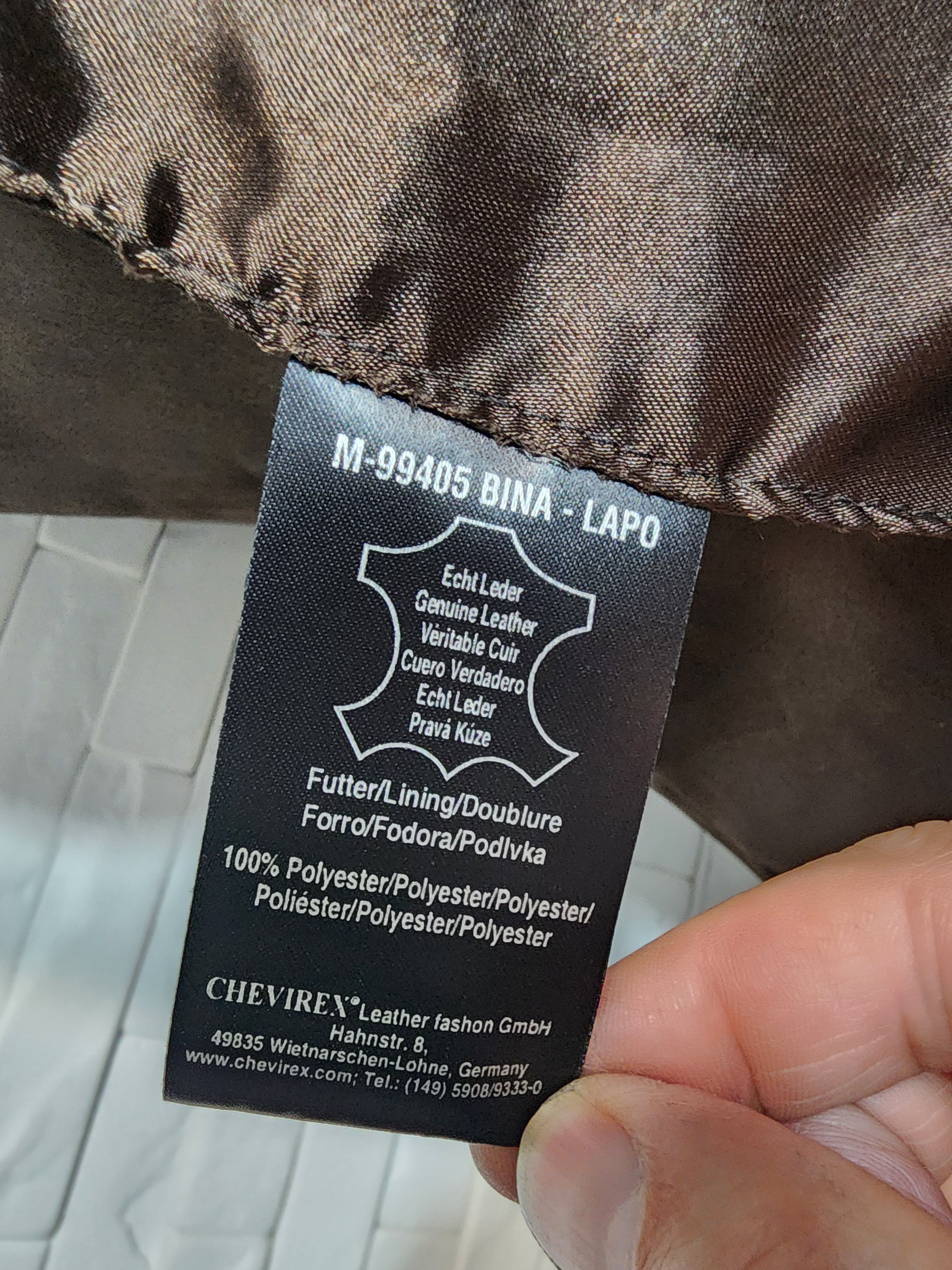 Other Brown Leather Jacket: Women's Fitted Blazer with Pockets Size L / US 10 / IT 46 - 9 Thumbnail