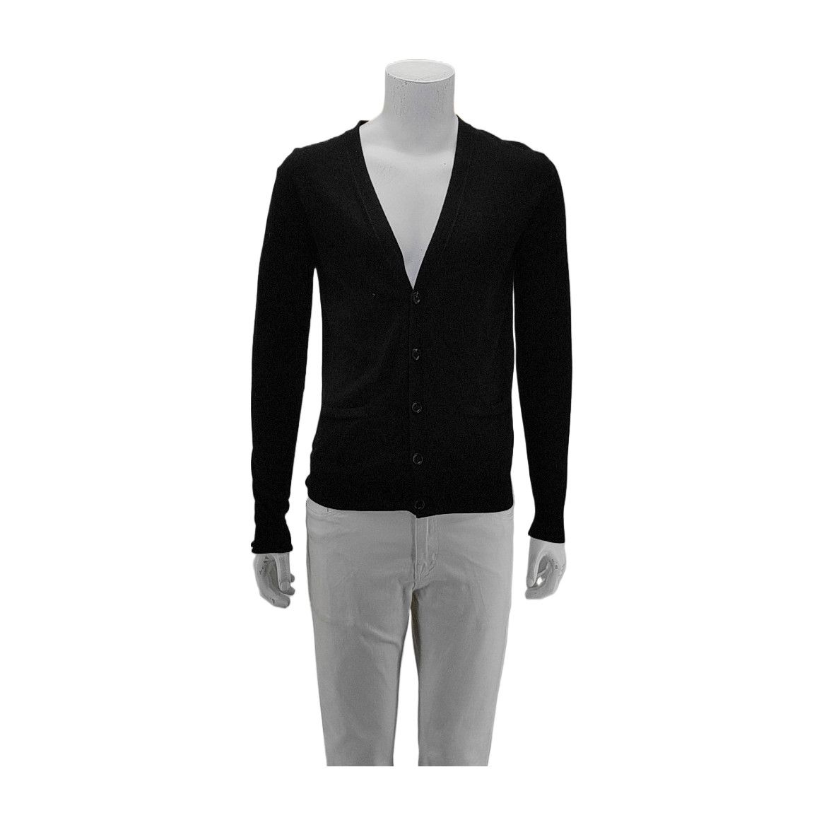 Dior × Hedi Slimane Dior Homme 2004 Black/Grey Cardigan | Grailed