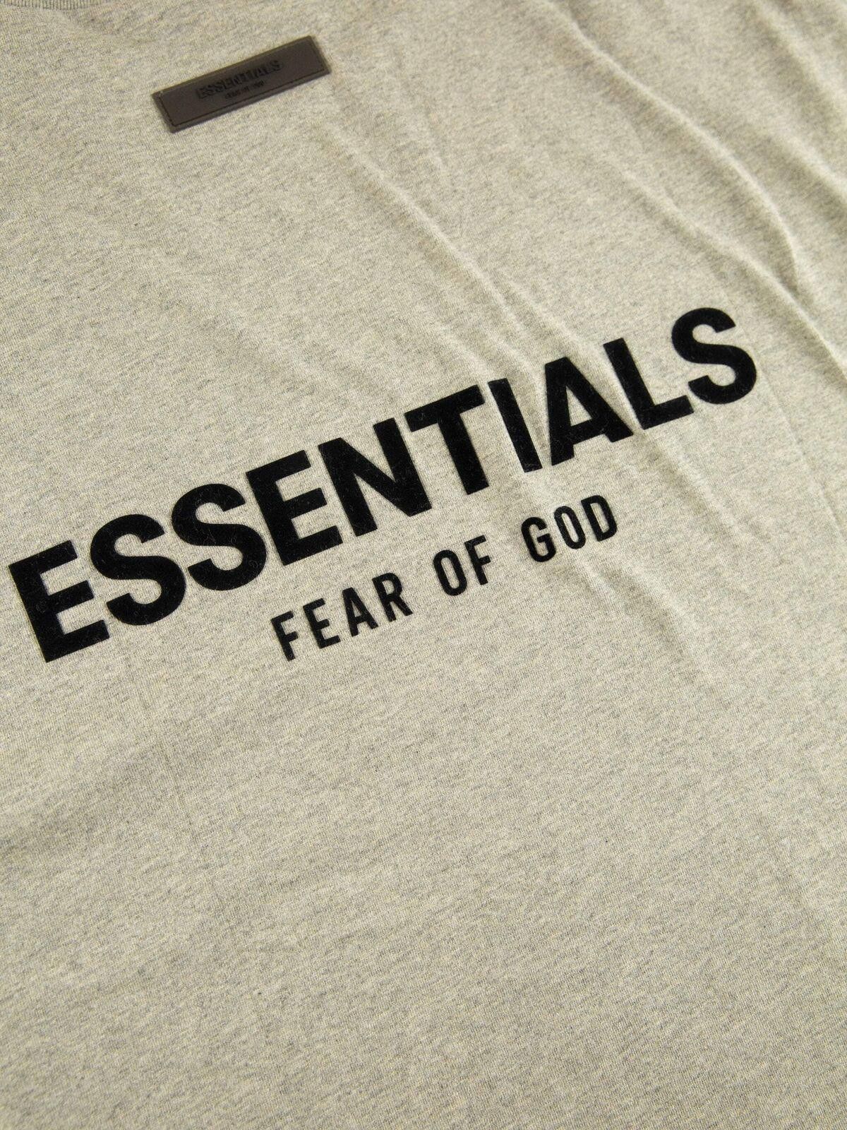 Fear of God NEW Small Fear Of God ESSENTIALS Dark Oatmeal T Shirt Mens Size US S / EU 44-46 / 1 - 5 Thumbnail