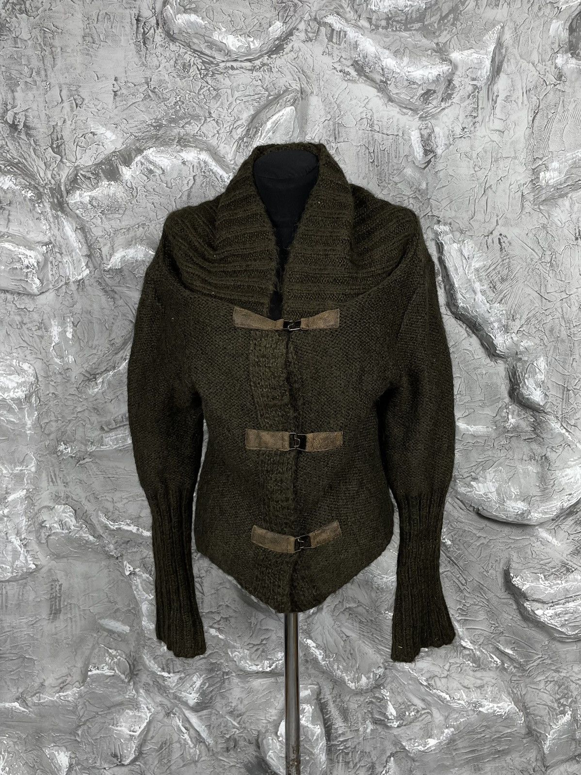 14th Addiction × Japanese Brand × Le Grande Bleu (L.G.B.) Vintage Multifunctional Knit Cardigan Junya Watanabe Style Size US S / EU 44-46 / 1 - 6 Thumbnail