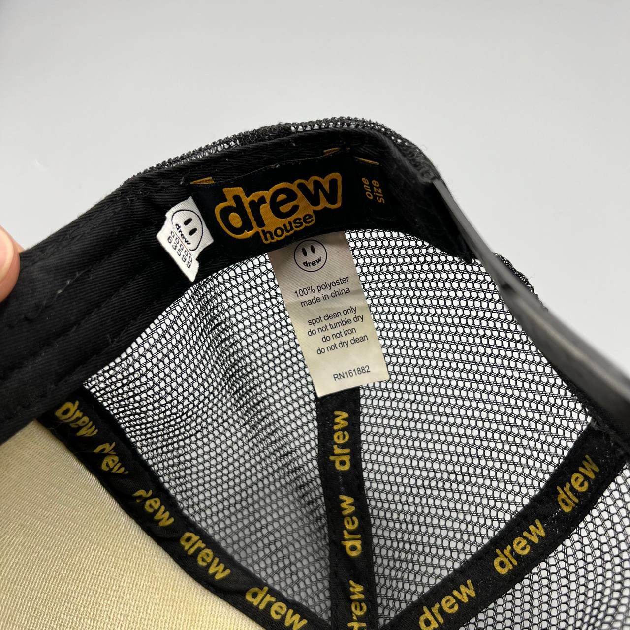 Drew House Drew House Trucker Hat Men Black Snap Back Cap Size ONE SIZE - 6 Thumbnail