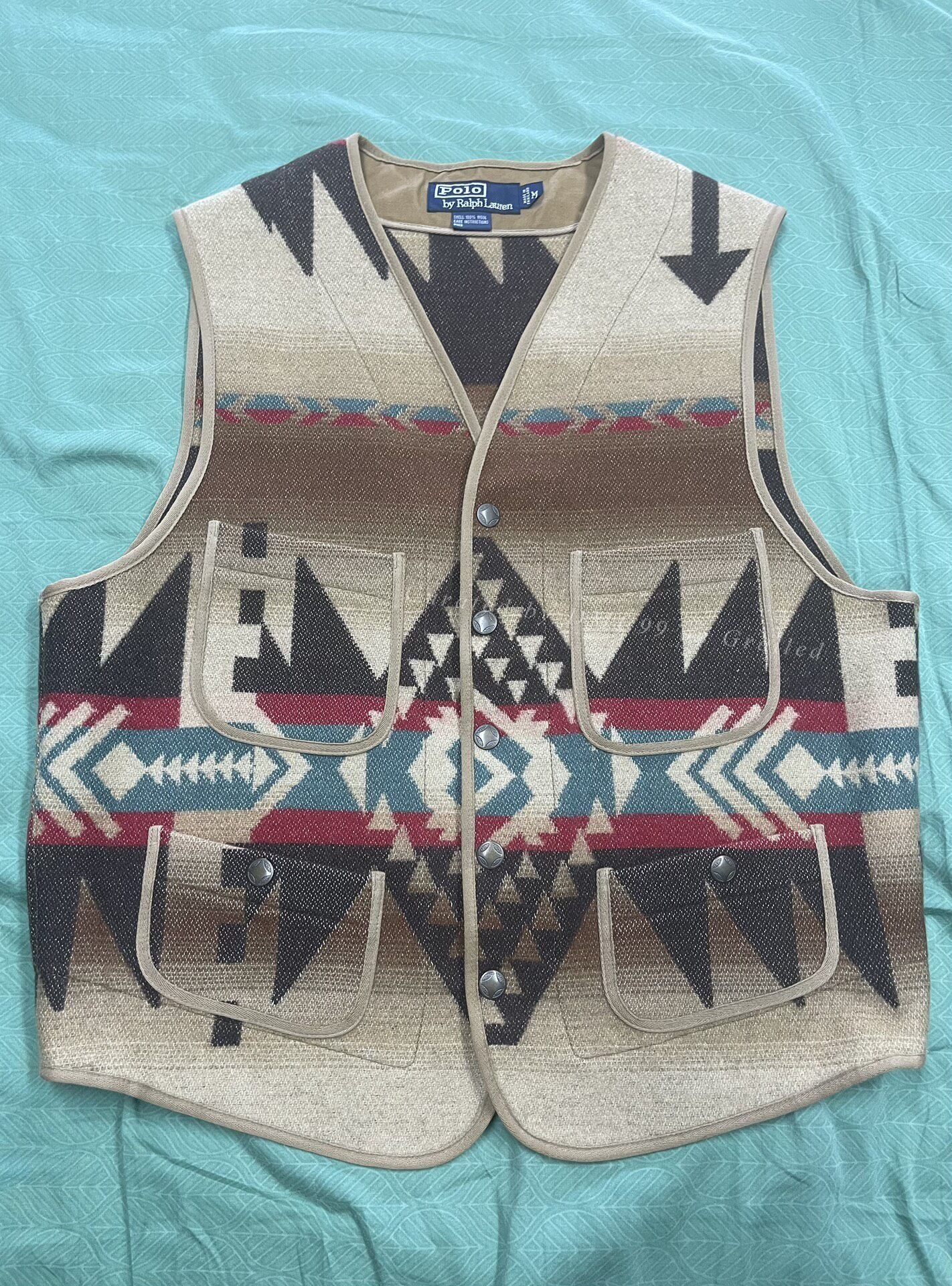 Polo Ralph Lauren Polo Ralph Lauren Navajo Wool Vest Size US M / EU 48-50 / 2 - 1 Thumbnail