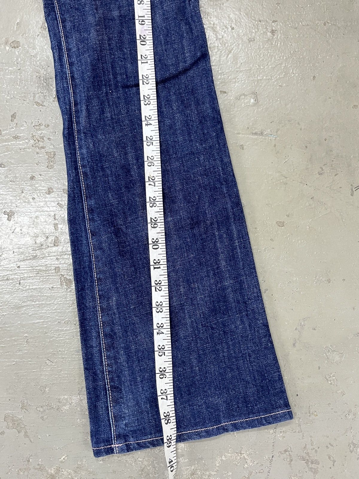 Hysteric Glamour × If Six Was Nine × Vintage Natsuki by Kitamura Vintage Flare Raw Denim Size 29" - 6 Thumbnail