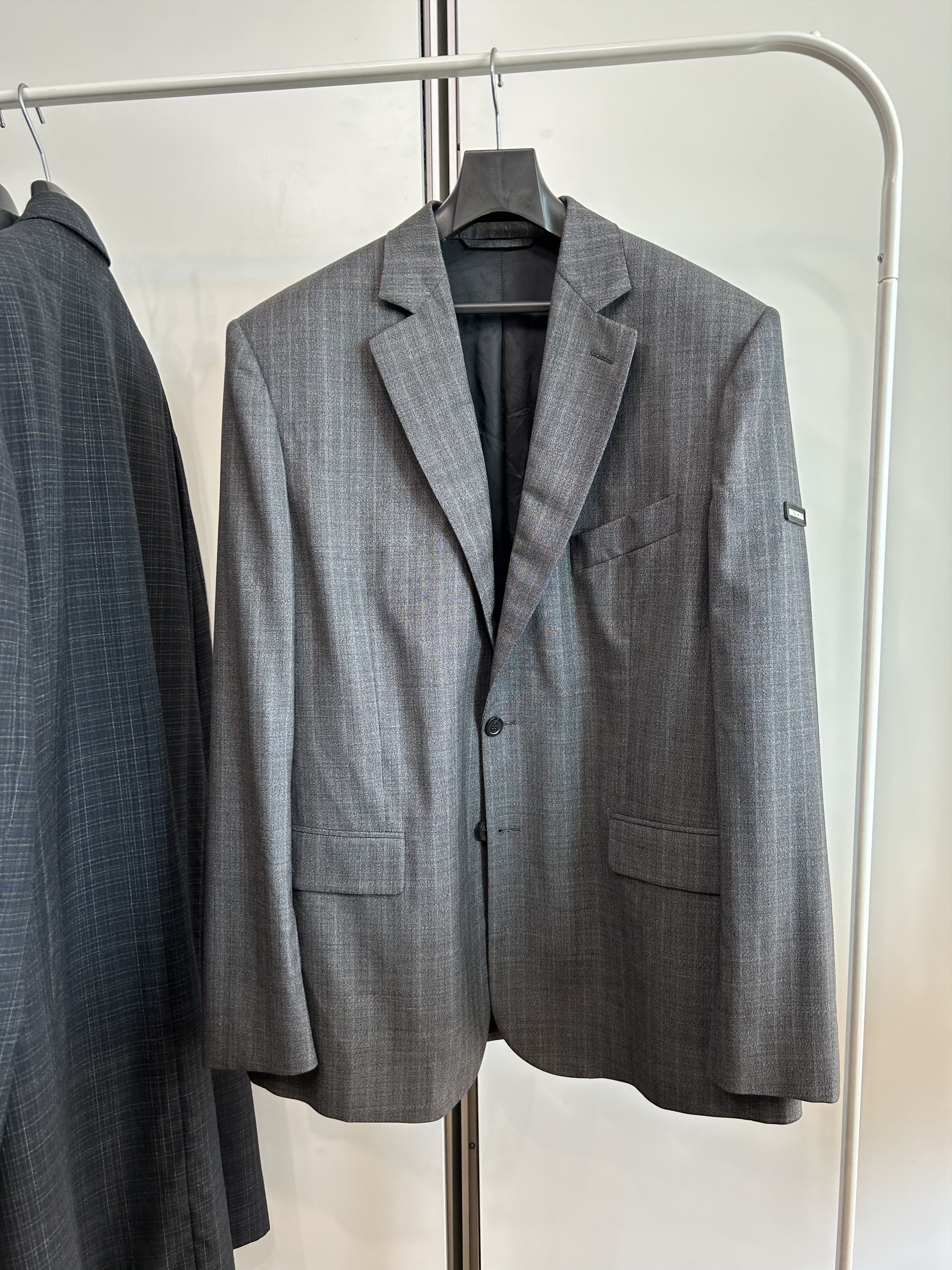 Balenciaga BALENCIAGA Washed Check Blazer Size 42R - 1 Thumbnail