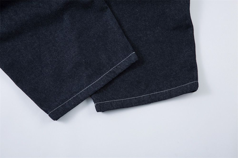Japanese Brand × Jean Men's hip-hop trendy pleated loose wide-leg scimitar jeans Size US 32 / EU 48 - 6 Thumbnail