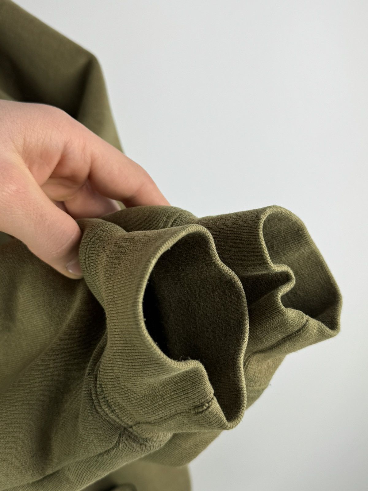 Carhartt Vintage 90s Carhartt Hoodie Thermal Zip Up Olive Green Size US L / EU 52-54 / 3 - 8 Thumbnail