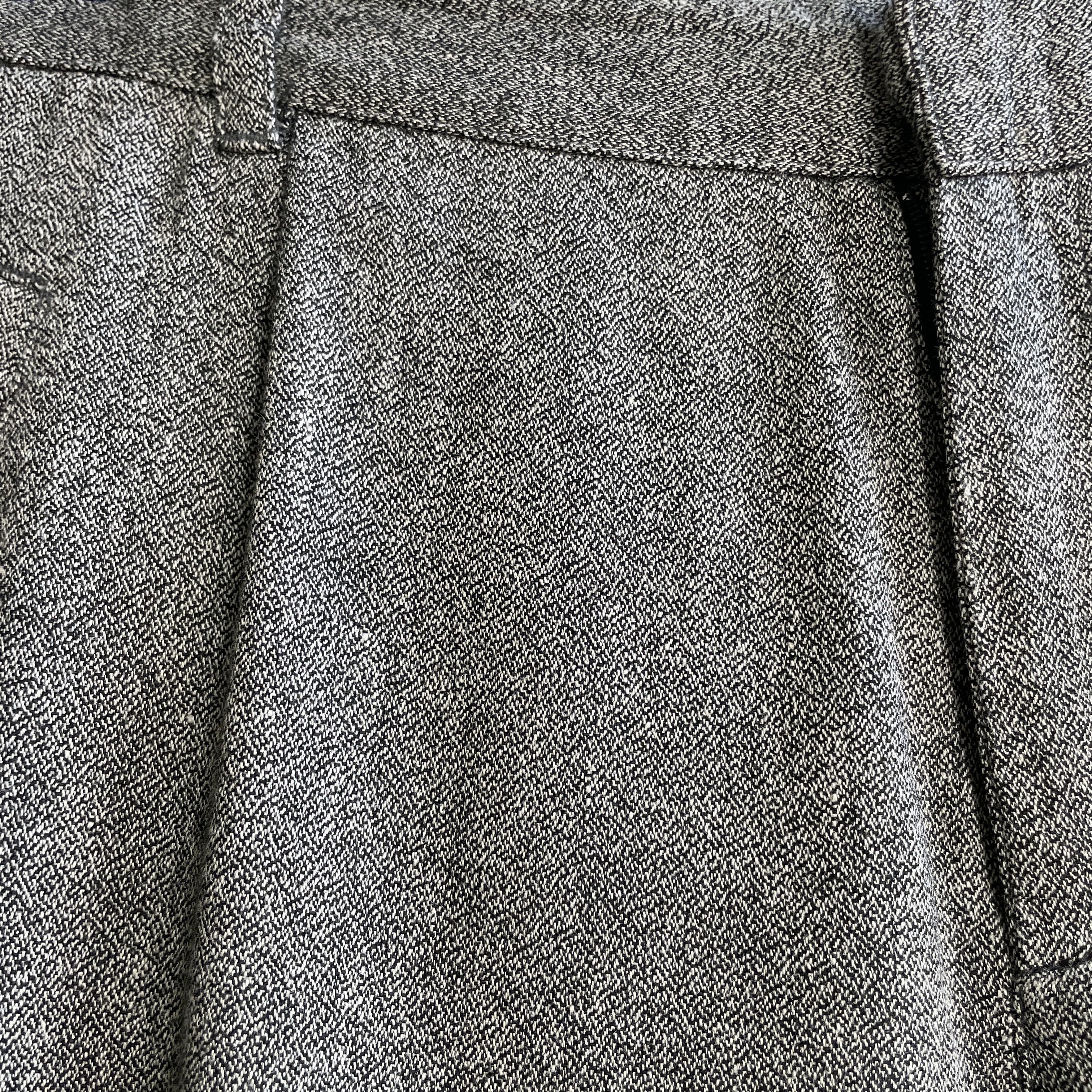 A.P.C. A.P.C. Womens Melange Viscose Linen Tapered Pleated Trousers Size 26" / US 2 / IT 38 - 7 Thumbnail